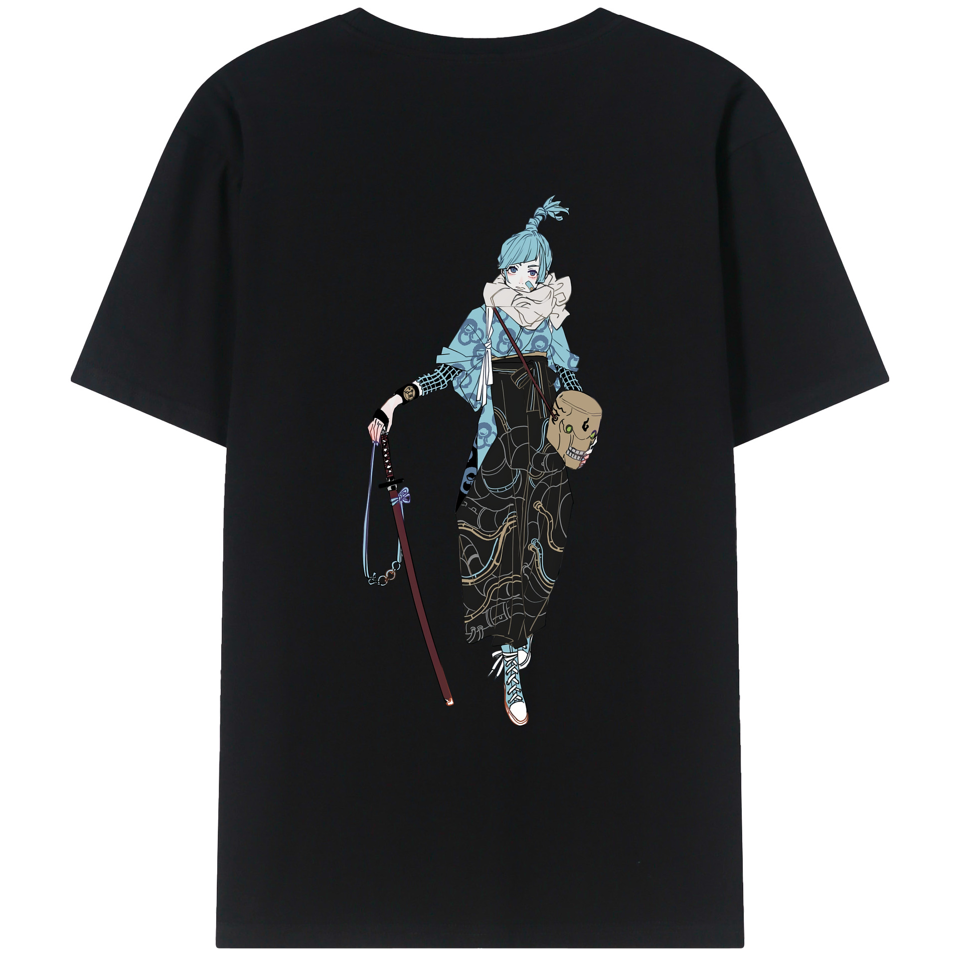 （画像用） 呪術廻戦 Jujutsu Kaisen 綿100％ メンズ半袖Tシャツ（バックプリント） 通気性