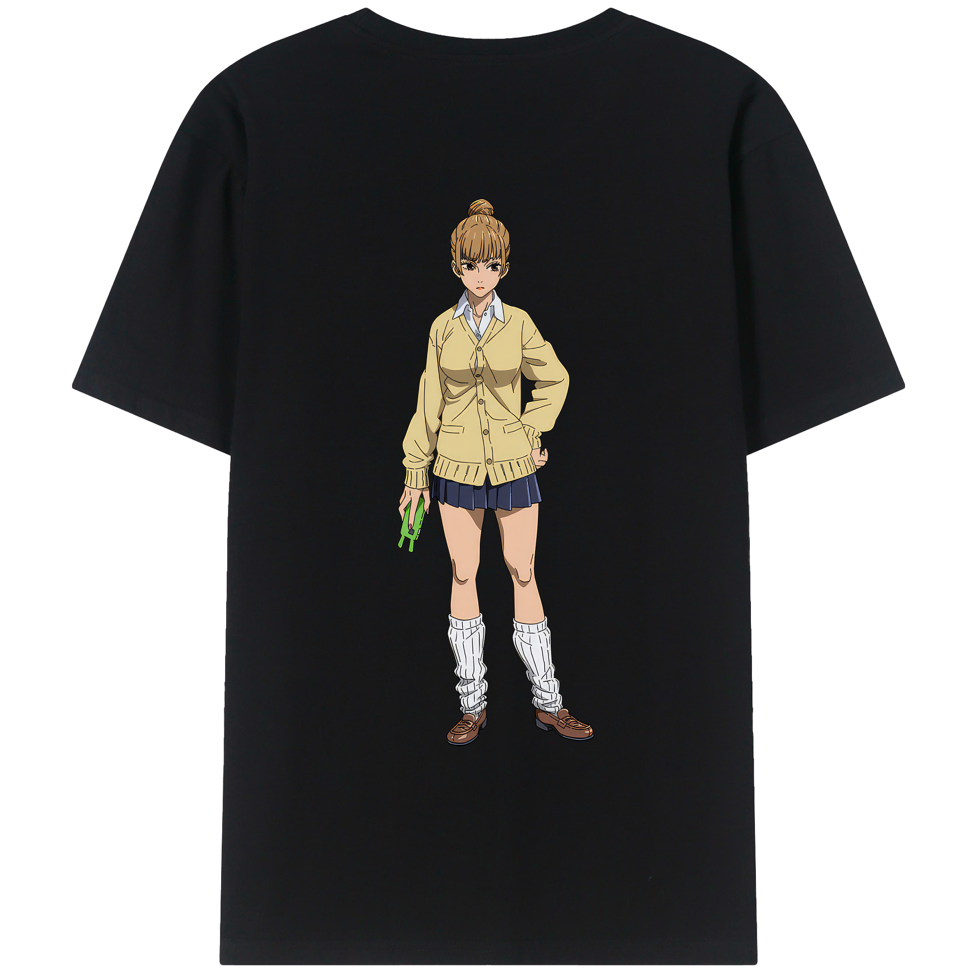 （画像用） 呪術廻戦 Jujutsu Kaisen 綿100％ メンズ半袖Tシャツ（バックプリント） 通気性