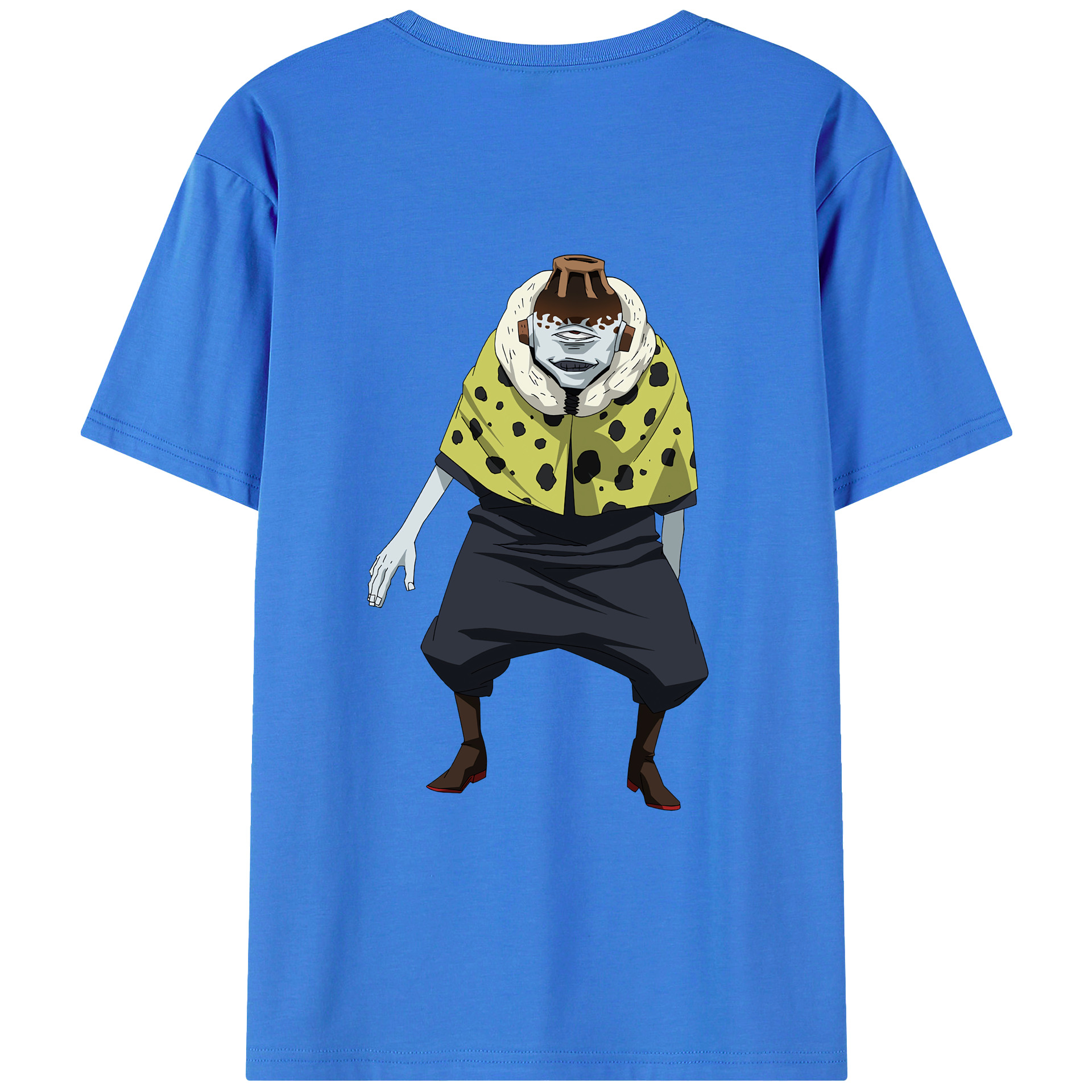 （画像用） 呪術廻戦 Jujutsu Kaisen 綿100％ メンズ半袖Tシャツ（バックプリント） 通気性