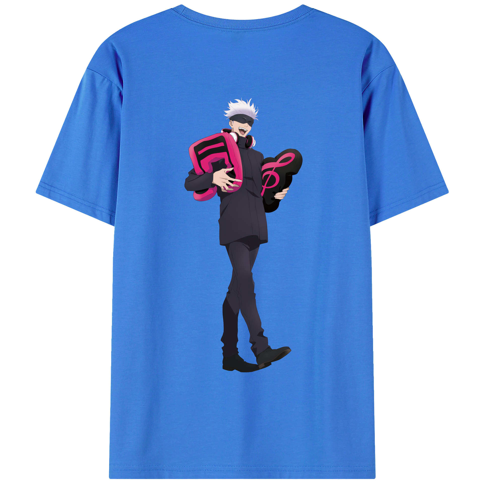 （画像用） 呪術廻戦 Jujutsu Kaisen 綿100％ メンズ半袖Tシャツ（バックプリント） 通気性