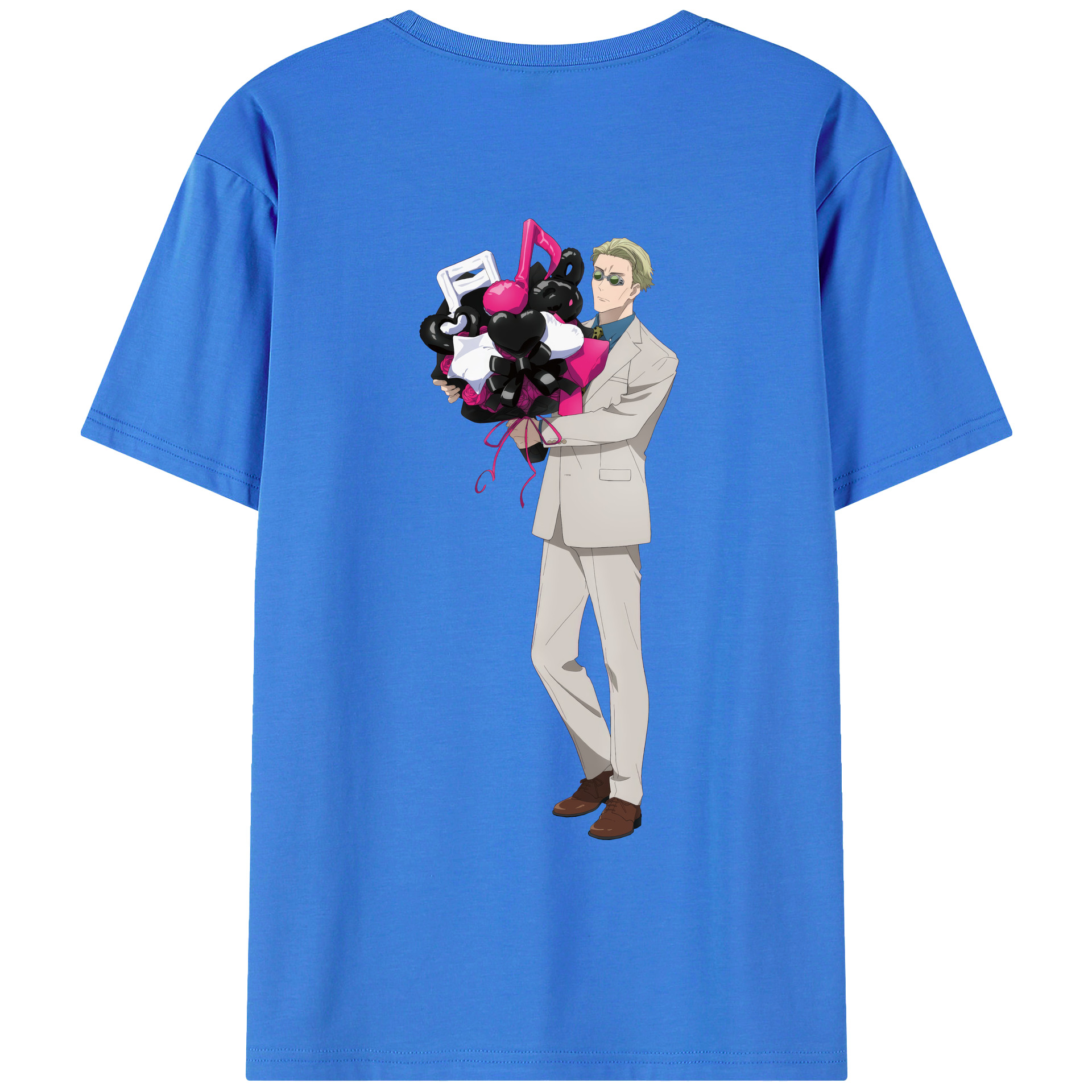 （画像用） 呪術廻戦 Jujutsu Kaisen 綿100％ メンズ半袖Tシャツ（バックプリント） 通気性