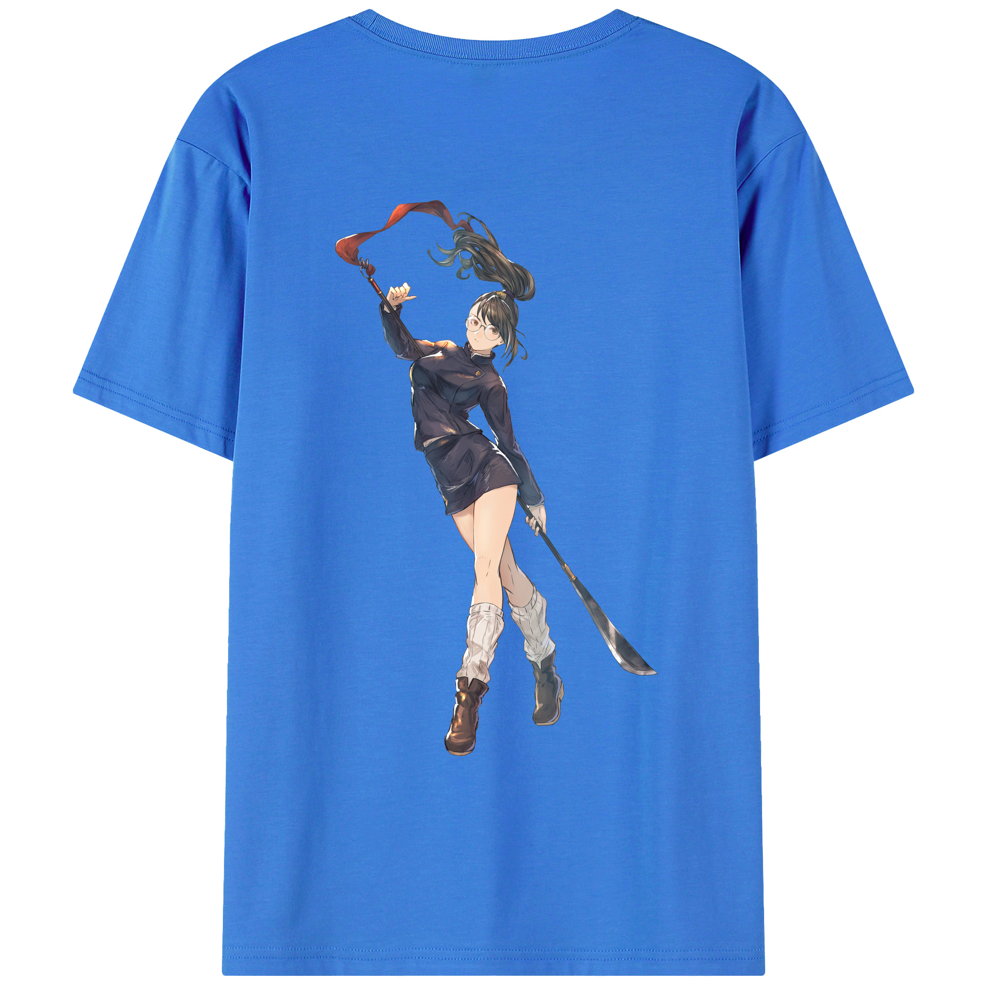 （画像用） 呪術廻戦 Jujutsu Kaisen 綿100％ メンズ半袖Tシャツ（バックプリント） 通気性