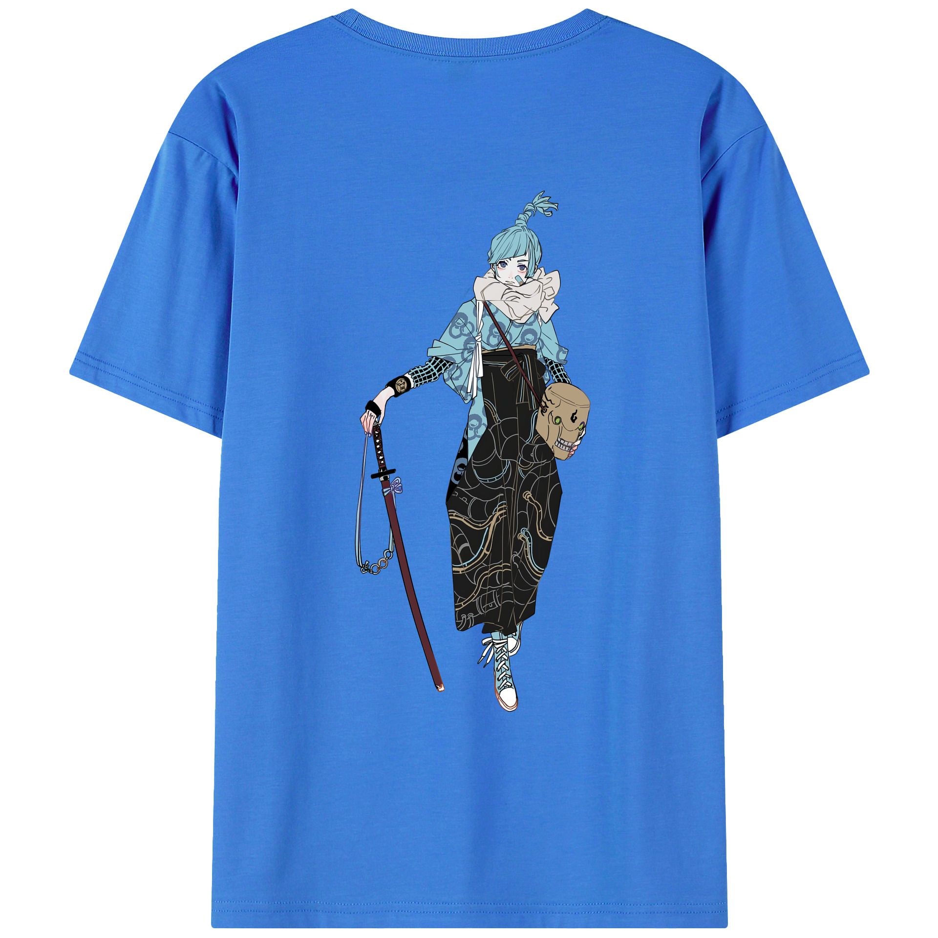 （画像用） 呪術廻戦 Jujutsu Kaisen 綿100％ メンズ半袖Tシャツ（バックプリント） 通気性