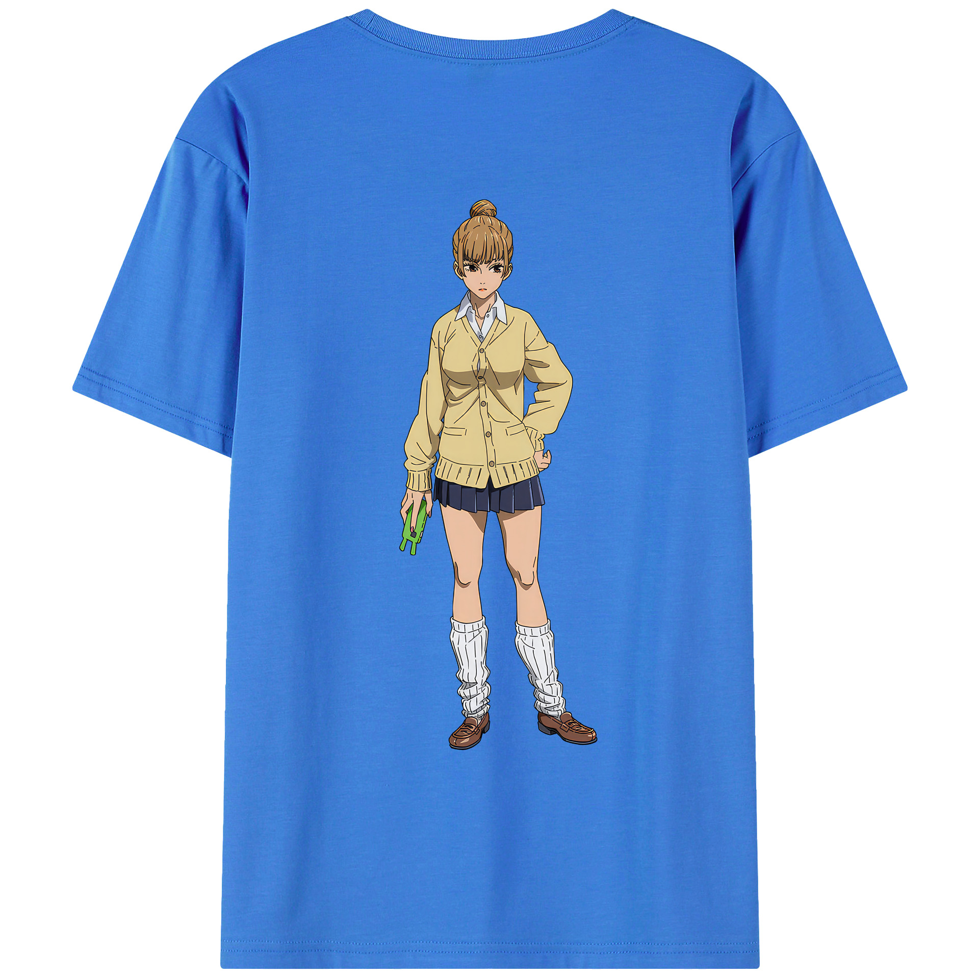 （画像用） 呪術廻戦 Jujutsu Kaisen 綿100％ メンズ半袖Tシャツ（バックプリント） 通気性