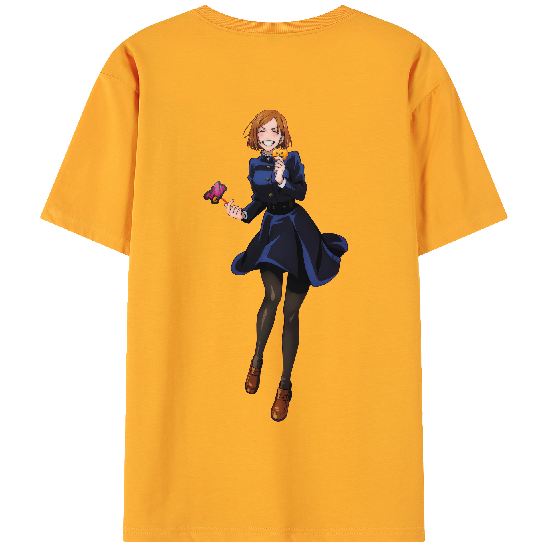 （画像用） 呪術廻戦 Jujutsu Kaisen 綿100％ メンズ半袖Tシャツ（バックプリント） 通気性