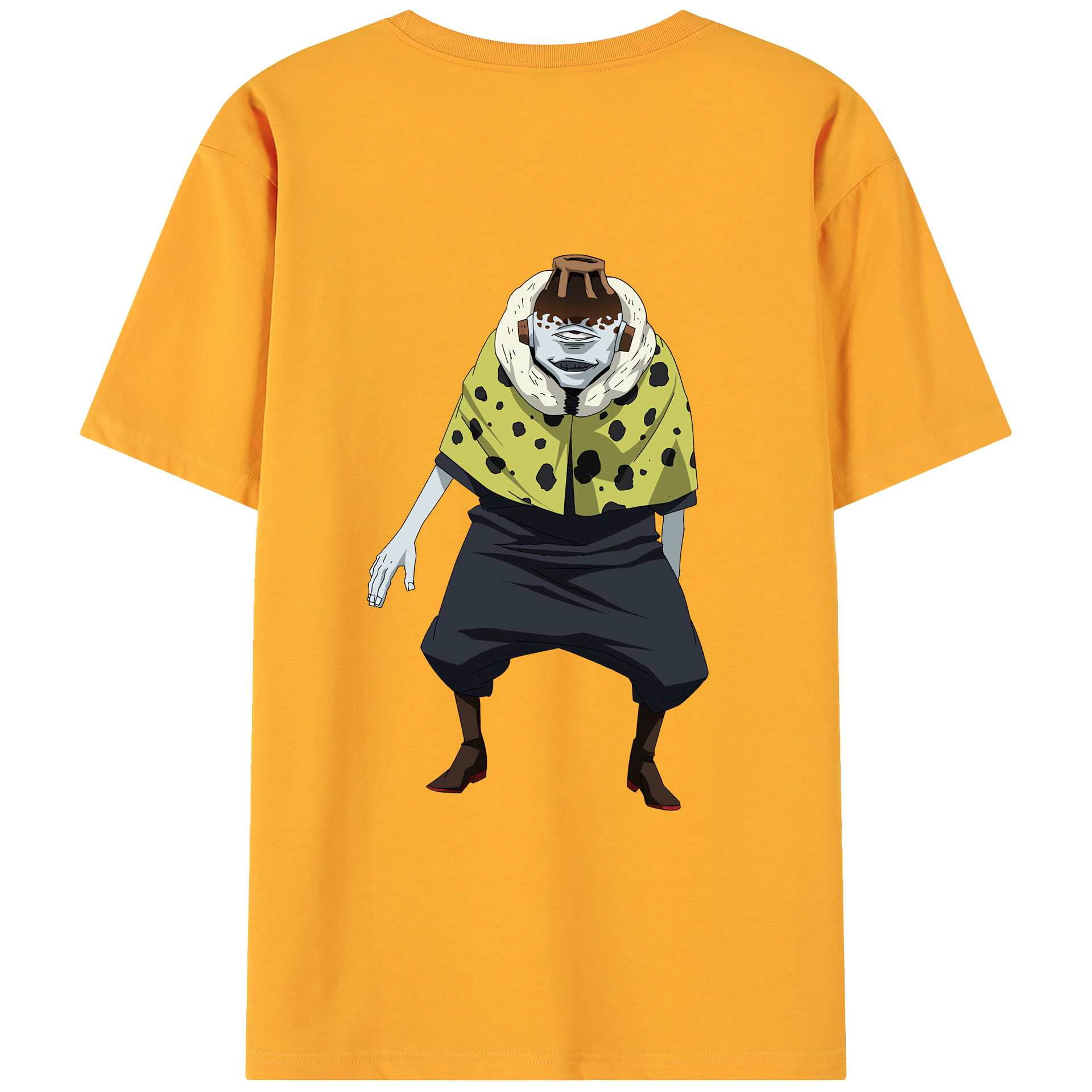 （画像用） 呪術廻戦 Jujutsu Kaisen 綿100％ メンズ半袖Tシャツ（バックプリント） 通気性
