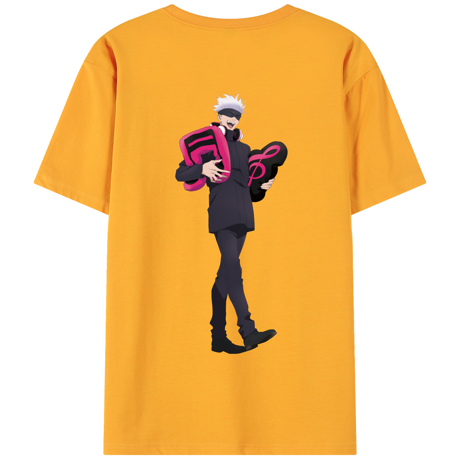 （画像用） 呪術廻戦 Jujutsu Kaisen 綿100％ メンズ半袖Tシャツ（バックプリント） 通気性