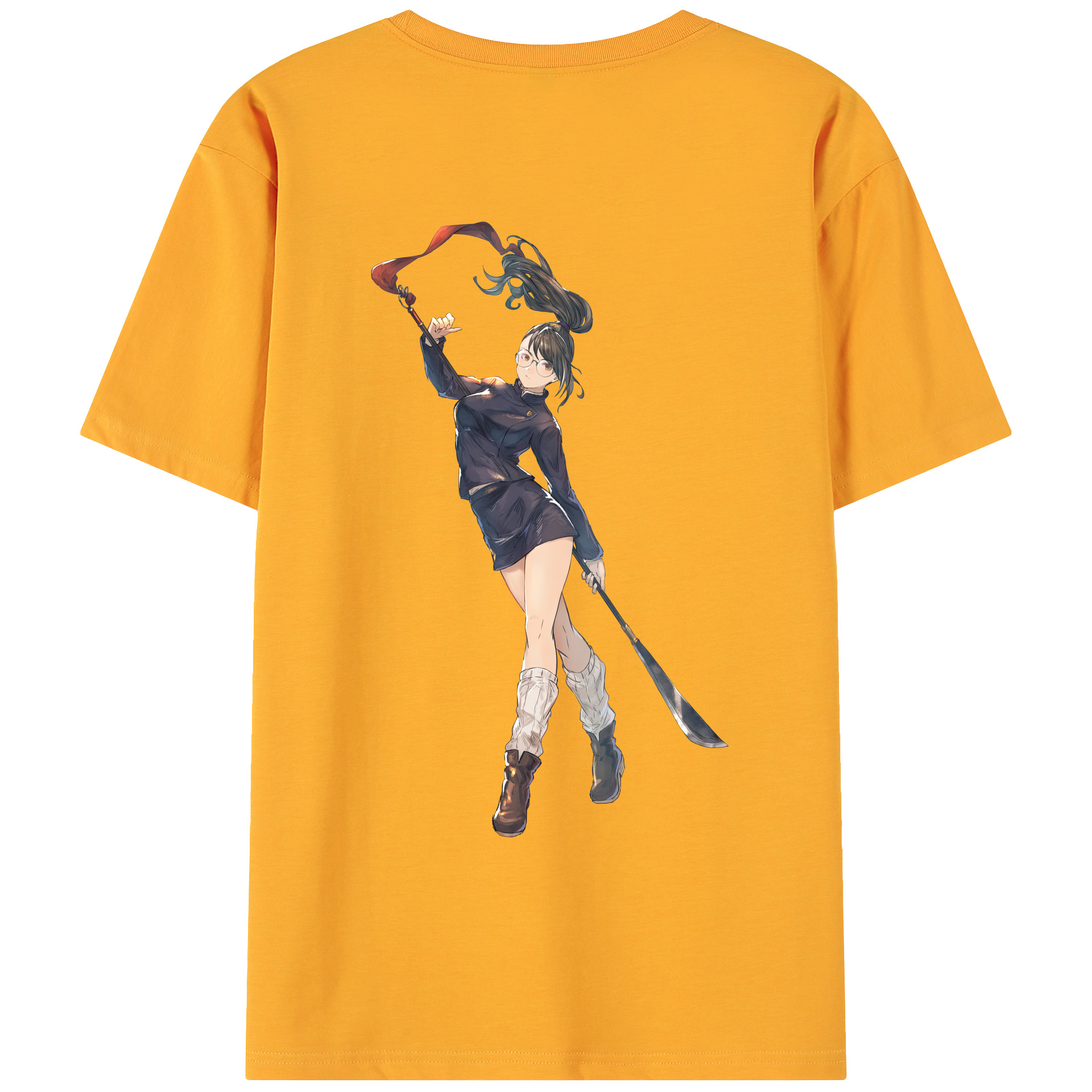 （画像用） 呪術廻戦 Jujutsu Kaisen 綿100％ メンズ半袖Tシャツ（バックプリント） 通気性