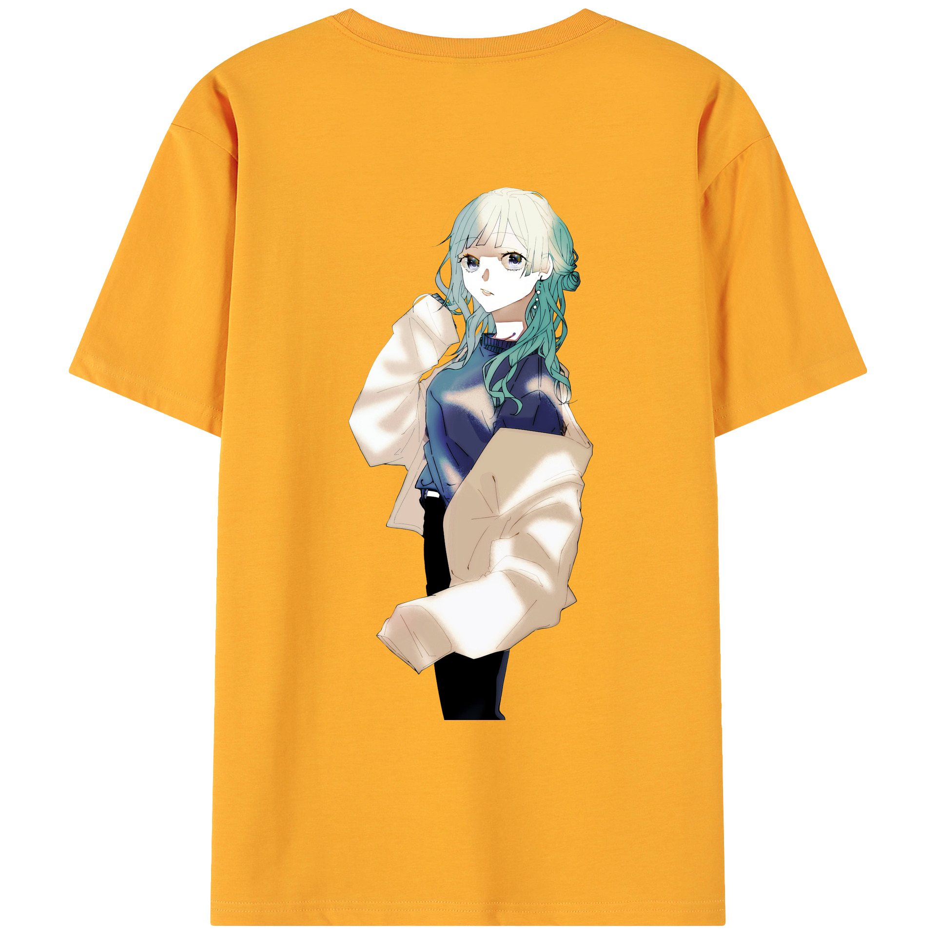 （画像用） 呪術廻戦 Jujutsu Kaisen 綿100％ メンズ半袖Tシャツ（バックプリント） 通気性