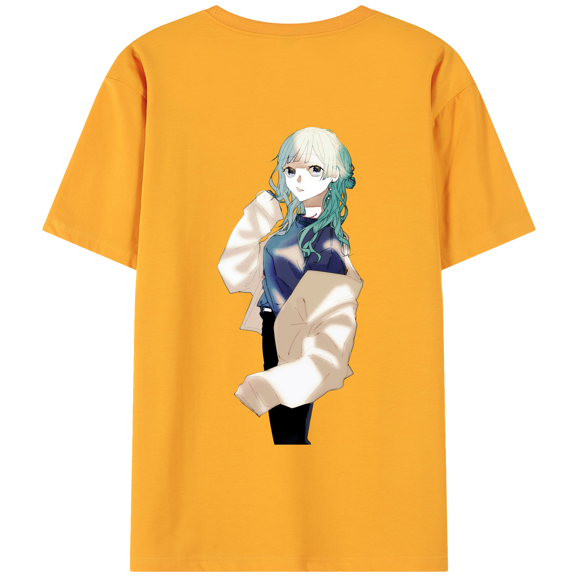 （画像用） 呪術廻戦 Jujutsu Kaisen 綿100％ メンズ半袖Tシャツ（バックプリント） 通気性
