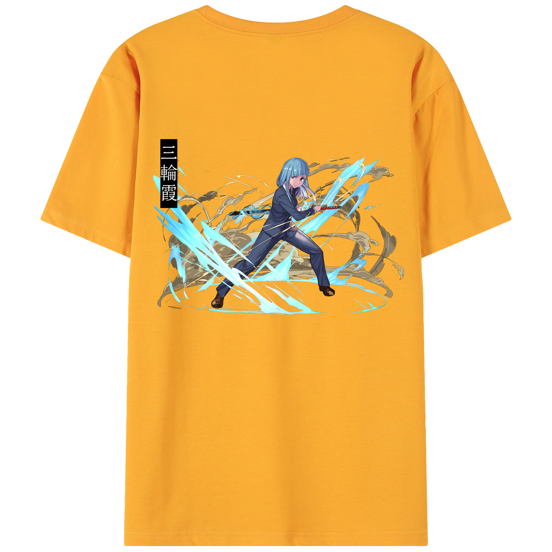 （画像用） 呪術廻戦 Jujutsu Kaisen 綿100％ メンズ半袖Tシャツ（バックプリント） 通気性