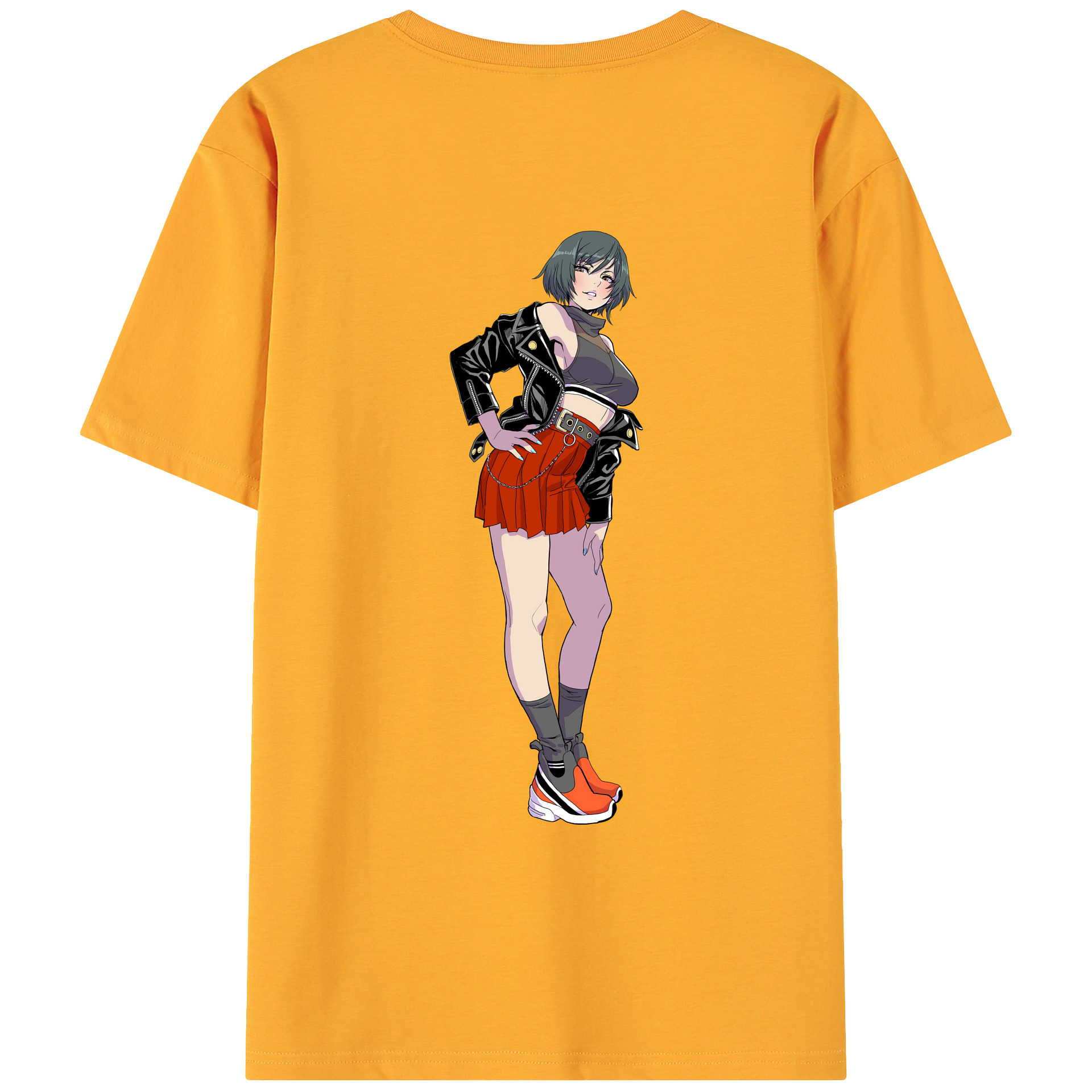 （画像用） 呪術廻戦 Jujutsu Kaisen 綿100％ メンズ半袖Tシャツ（バックプリント） 通気性