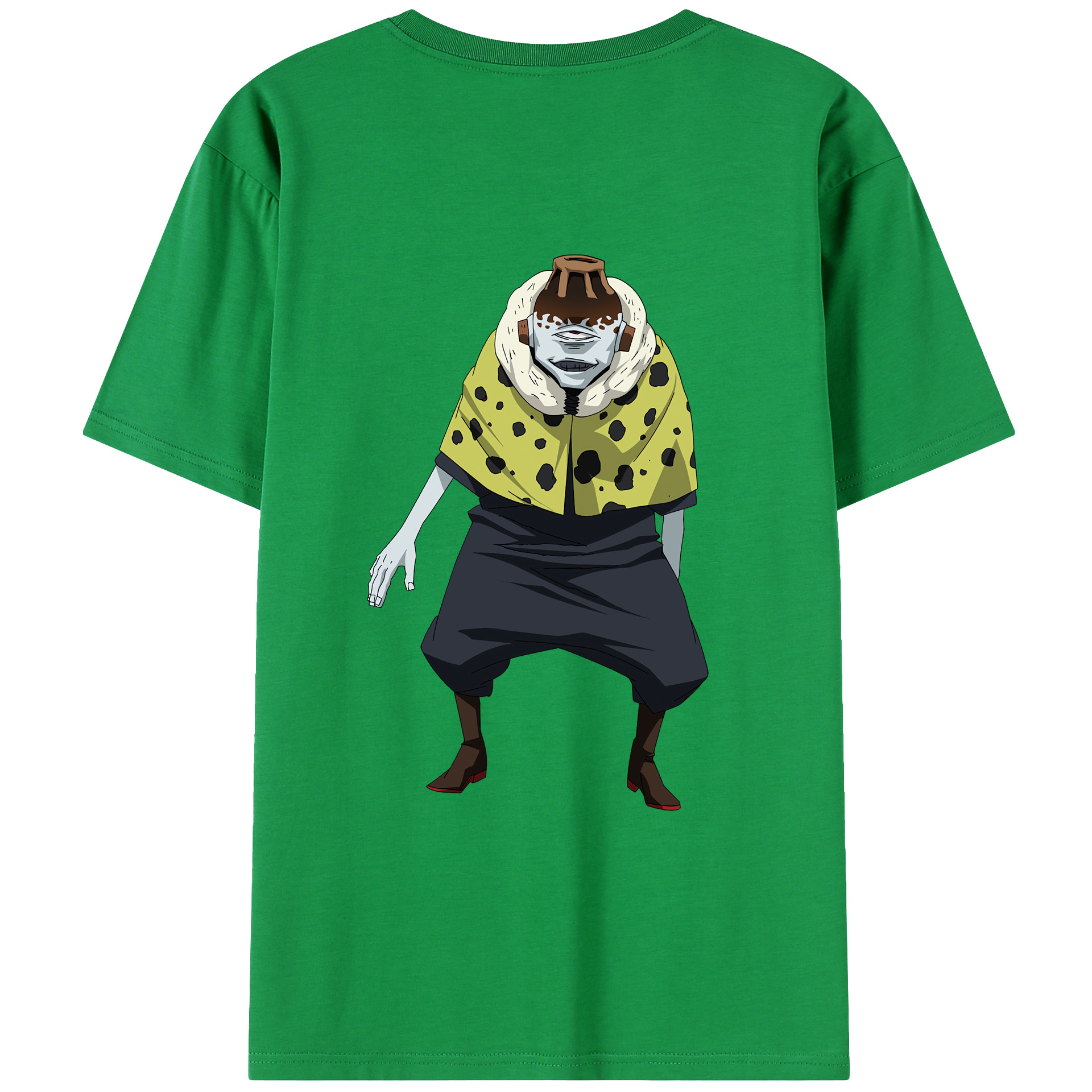 （画像用） 呪術廻戦 Jujutsu Kaisen 綿100％ メンズ半袖Tシャツ（バックプリント） 通気性