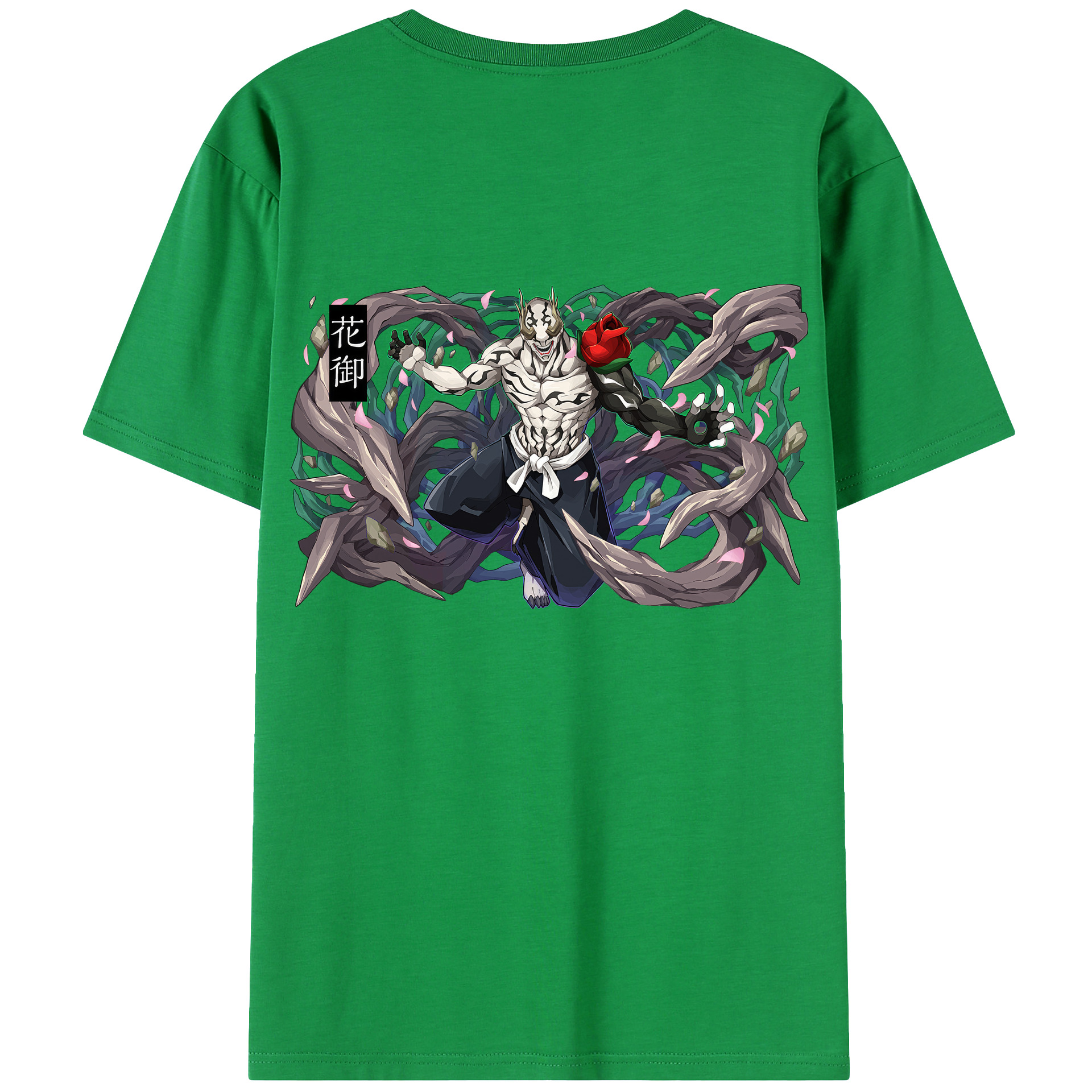 （画像用） 呪術廻戦 Jujutsu Kaisen 綿100％ メンズ半袖Tシャツ（バックプリント） 通気性