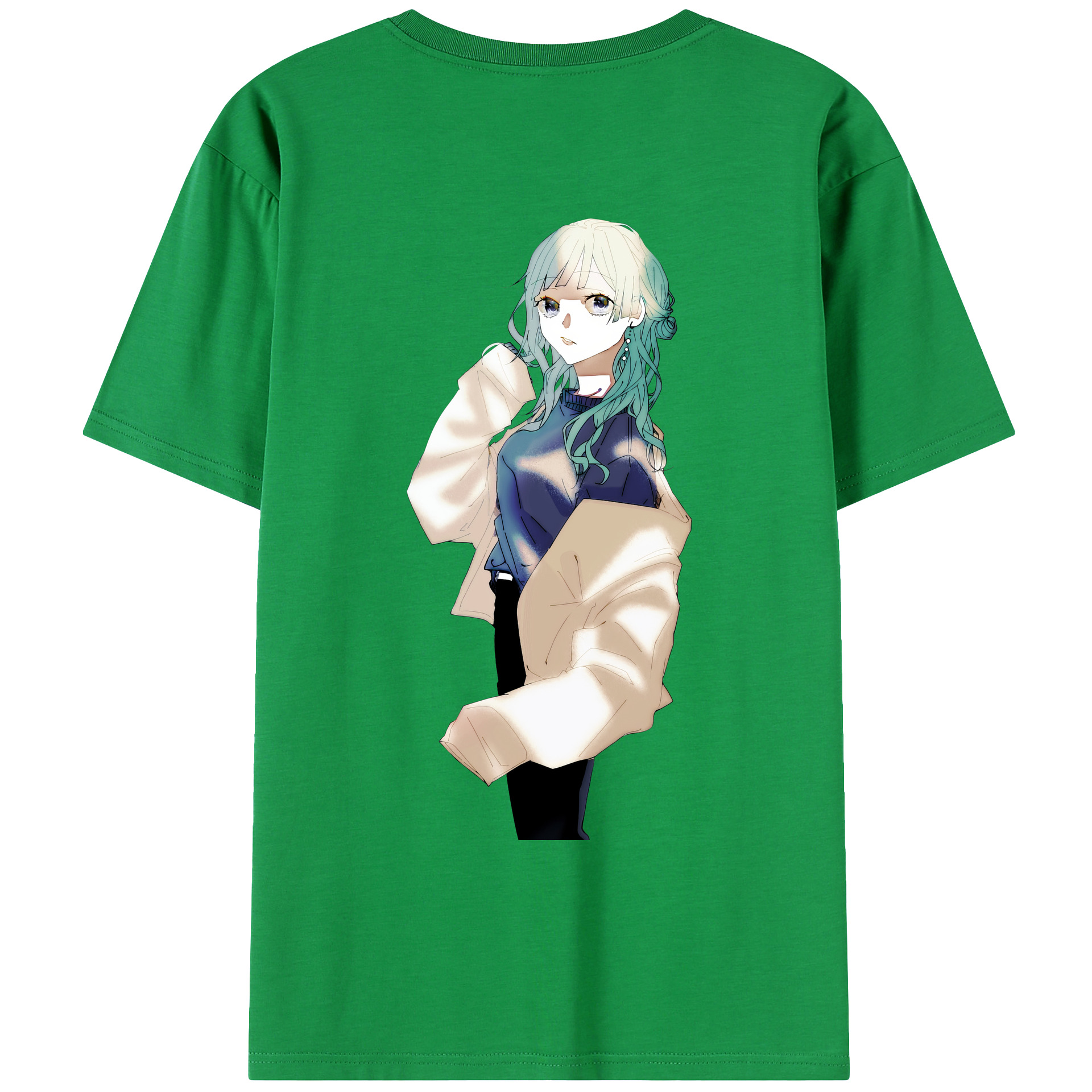 （画像用） 呪術廻戦 Jujutsu Kaisen 綿100％ メンズ半袖Tシャツ（バックプリント） 通気性