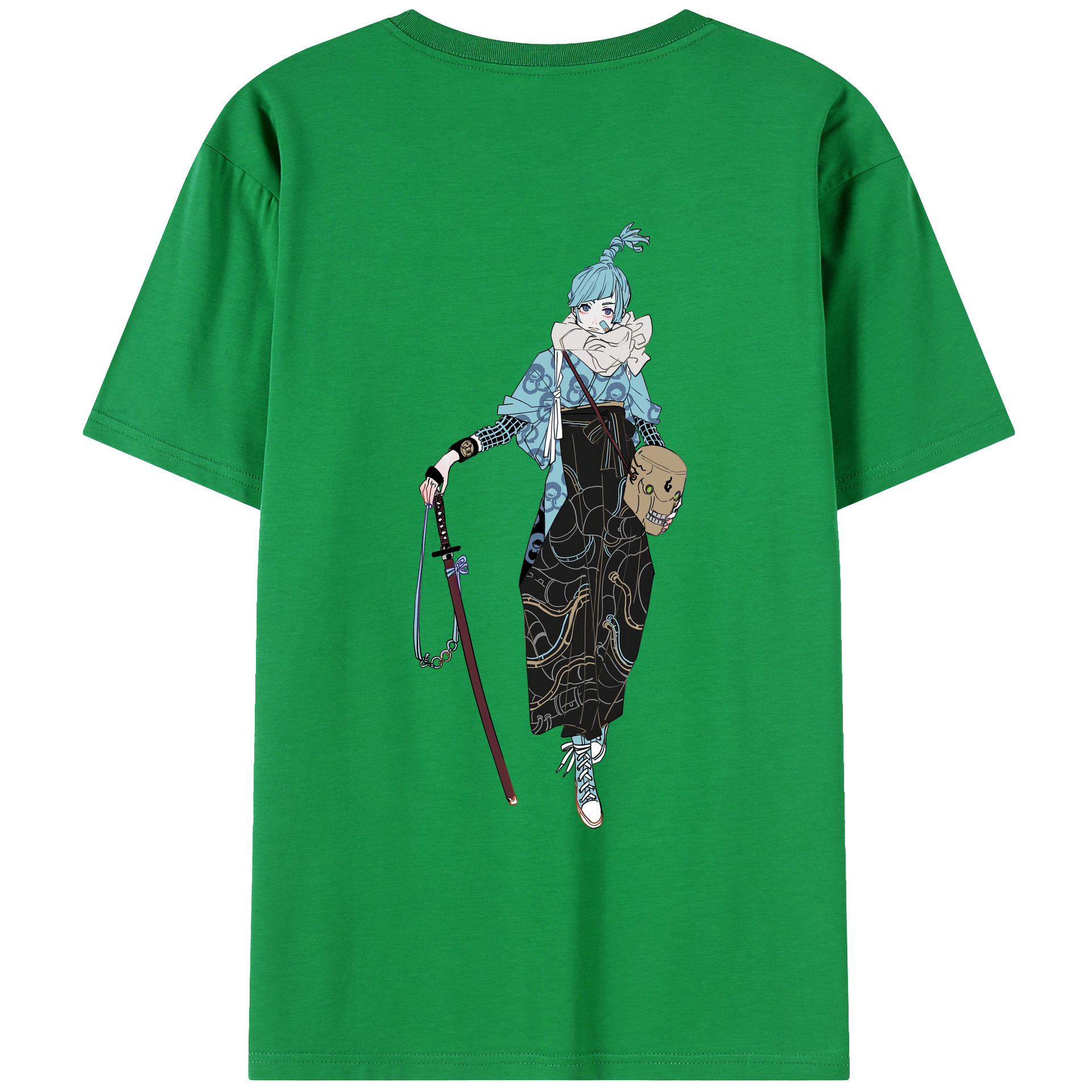 （画像用） 呪術廻戦 Jujutsu Kaisen 綿100％ メンズ半袖Tシャツ（バックプリント） 通気性