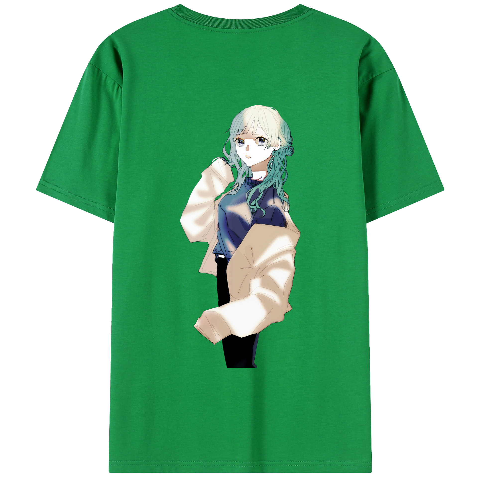 （画像用） 呪術廻戦 Jujutsu Kaisen 綿100％ メンズ半袖Tシャツ（バックプリント） 通気性