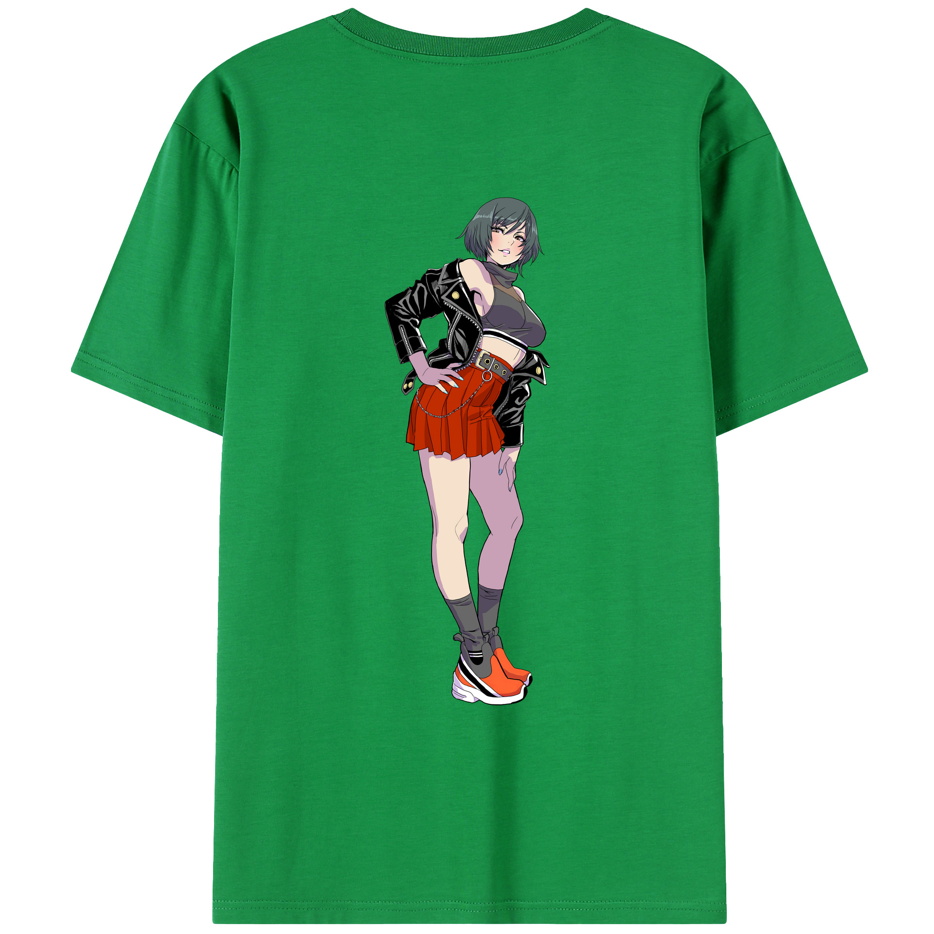 （画像用） 呪術廻戦 Jujutsu Kaisen 綿100％ メンズ半袖Tシャツ（バックプリント） 通気性