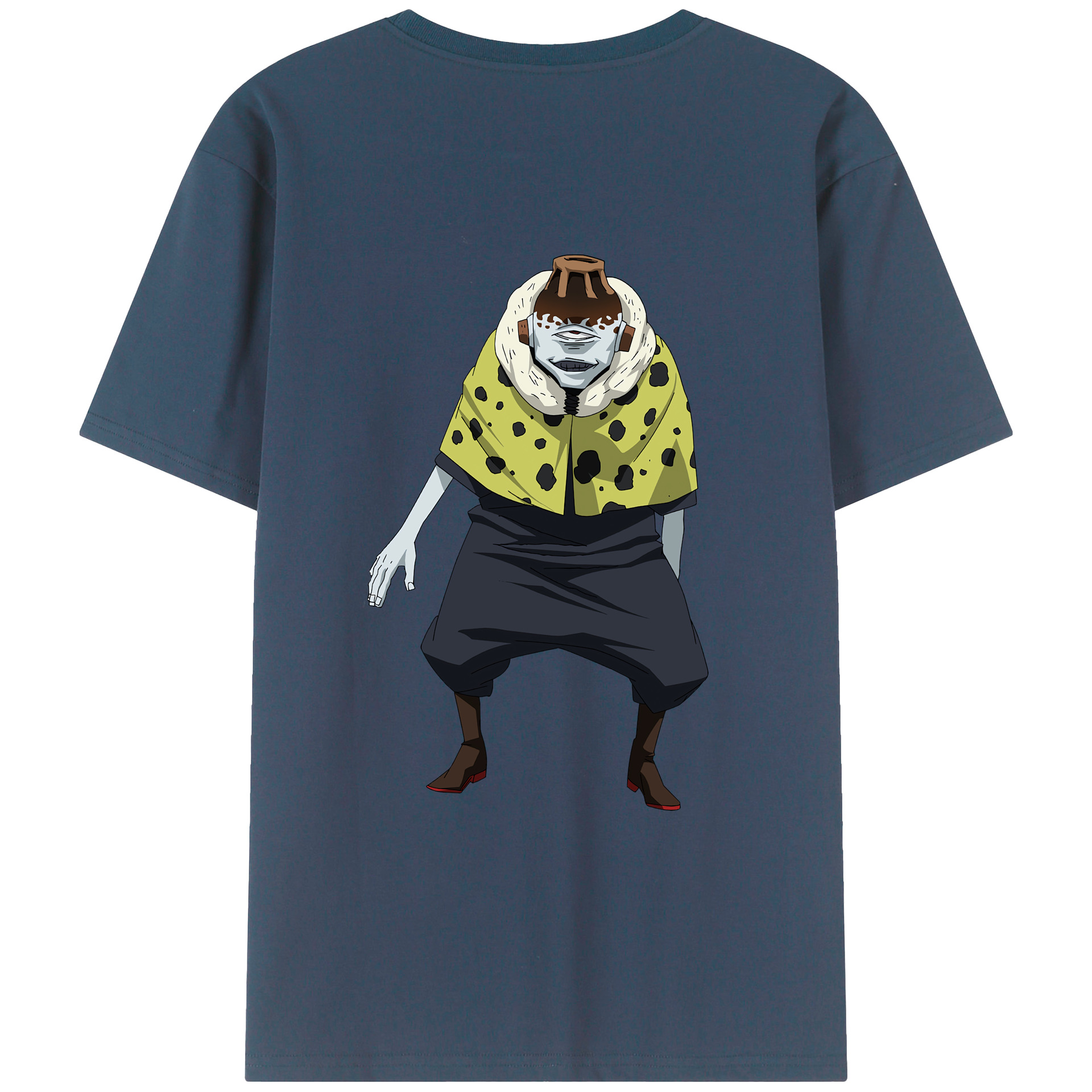 （画像用） 呪術廻戦 Jujutsu Kaisen 綿100％ メンズ半袖Tシャツ（バックプリント） 通気性