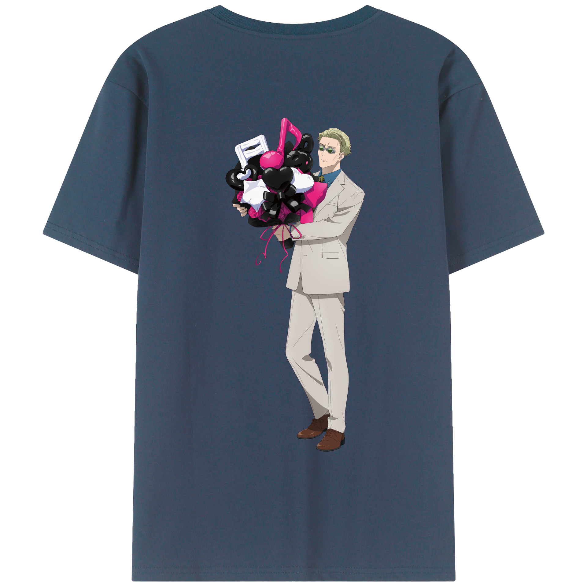 （画像用） 呪術廻戦 Jujutsu Kaisen 綿100％ メンズ半袖Tシャツ（バックプリント） 通気性