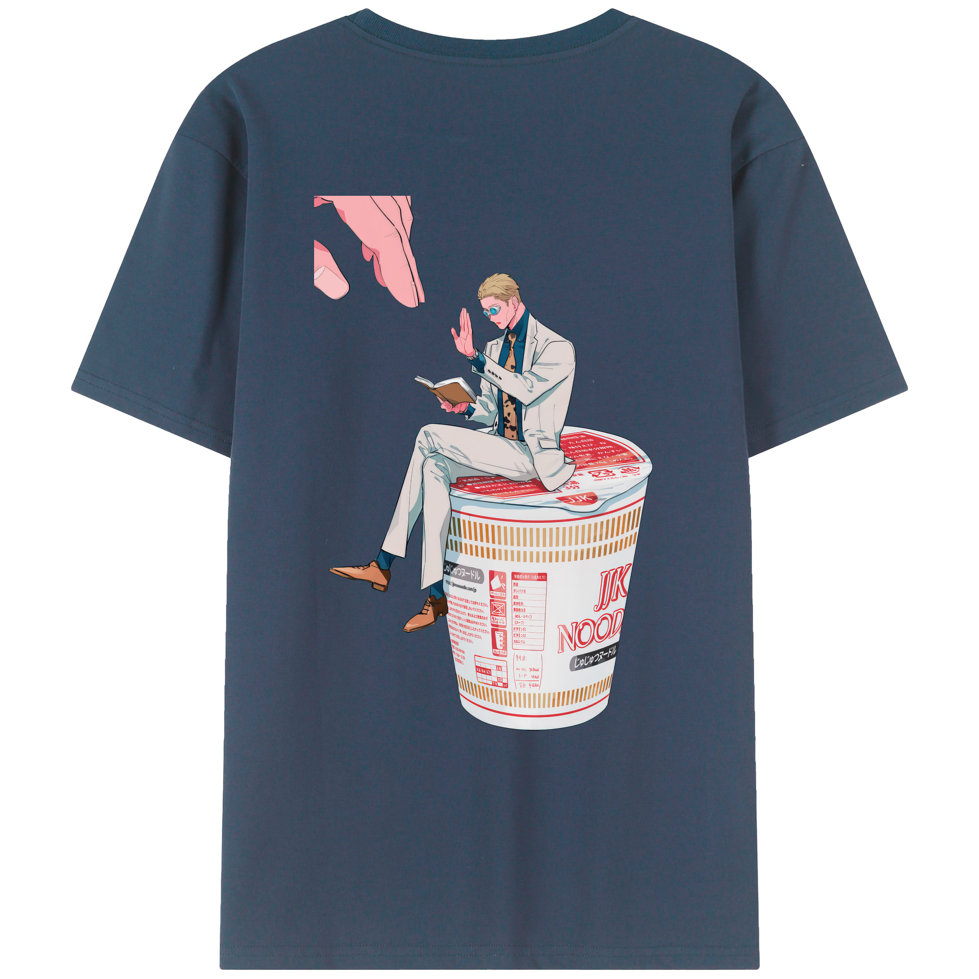 （画像用） 呪術廻戦 Jujutsu Kaisen 綿100％ メンズ半袖Tシャツ（バックプリント） 通気性