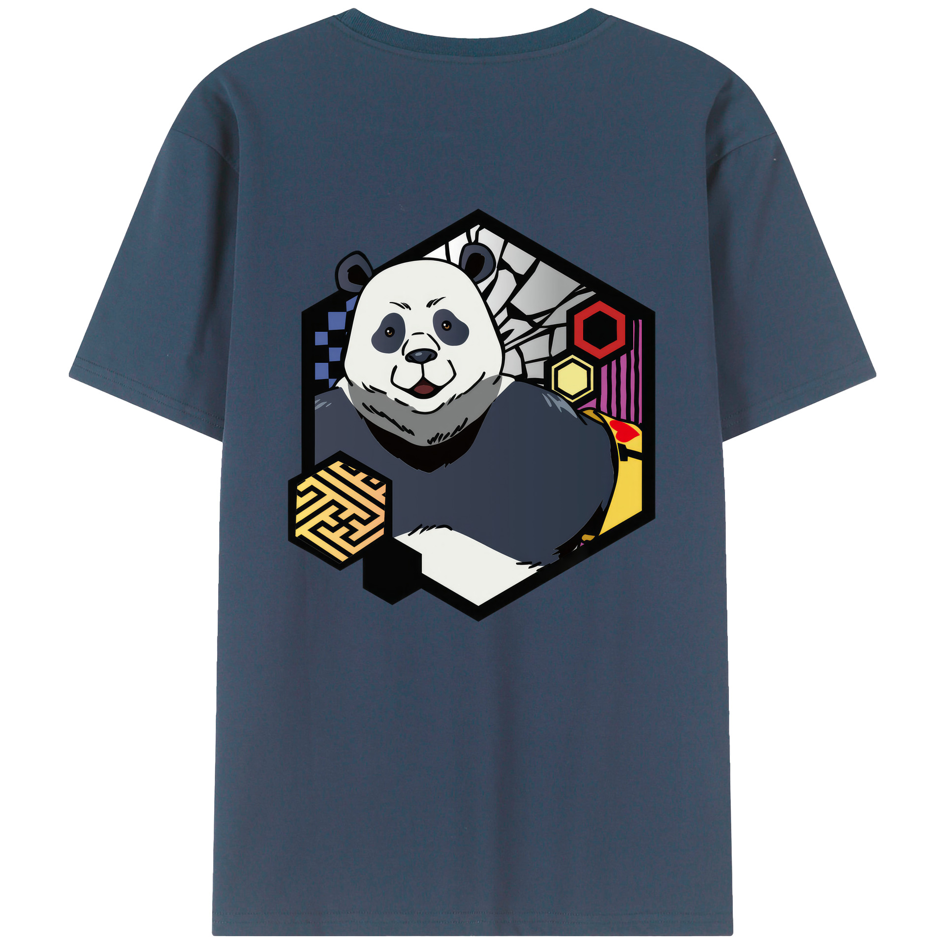 （画像用） 呪術廻戦 Jujutsu Kaisen 綿100％ メンズ半袖Tシャツ（バックプリント） 通気性