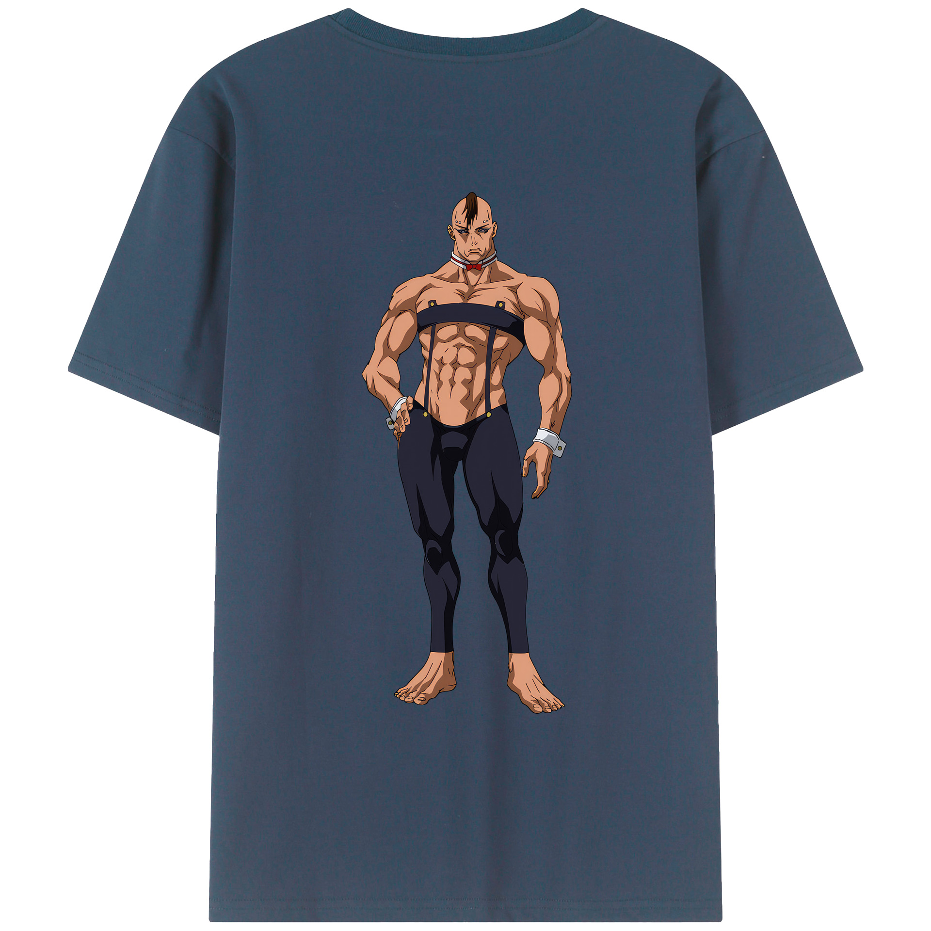 （画像用） 呪術廻戦 Jujutsu Kaisen 綿100％ メンズ半袖Tシャツ（バックプリント） 通気性