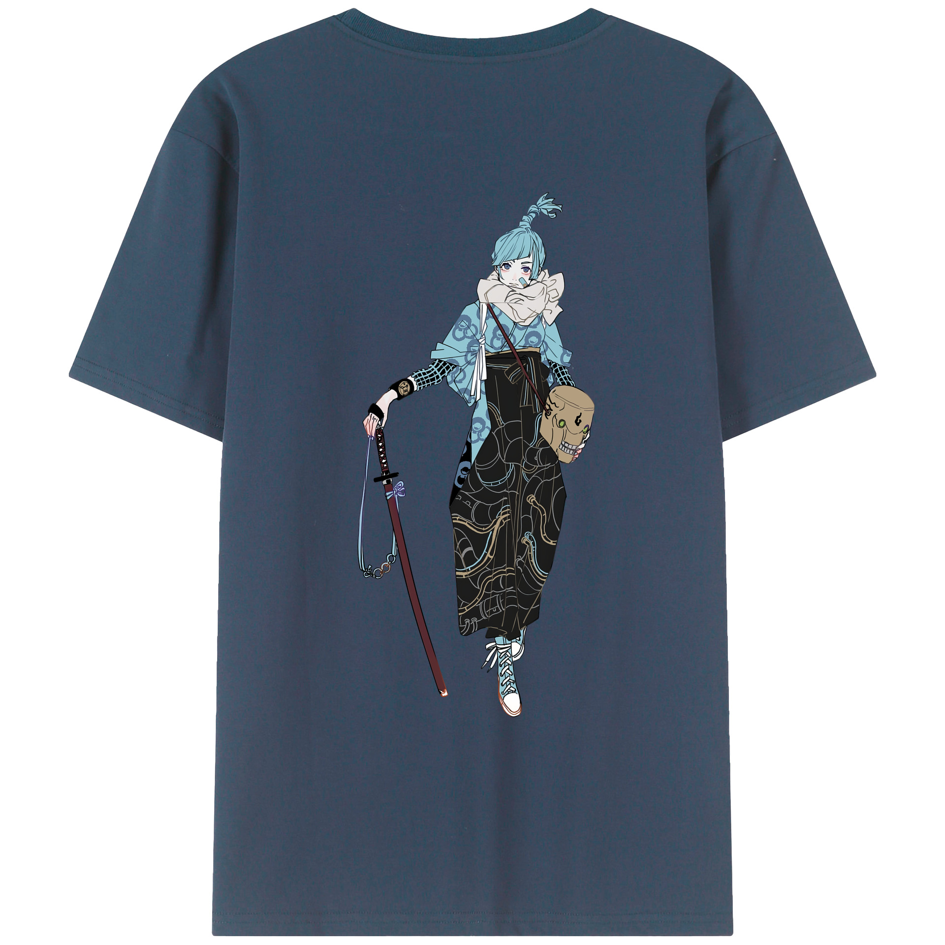 （画像用） 呪術廻戦 Jujutsu Kaisen 綿100％ メンズ半袖Tシャツ（バックプリント） 通気性