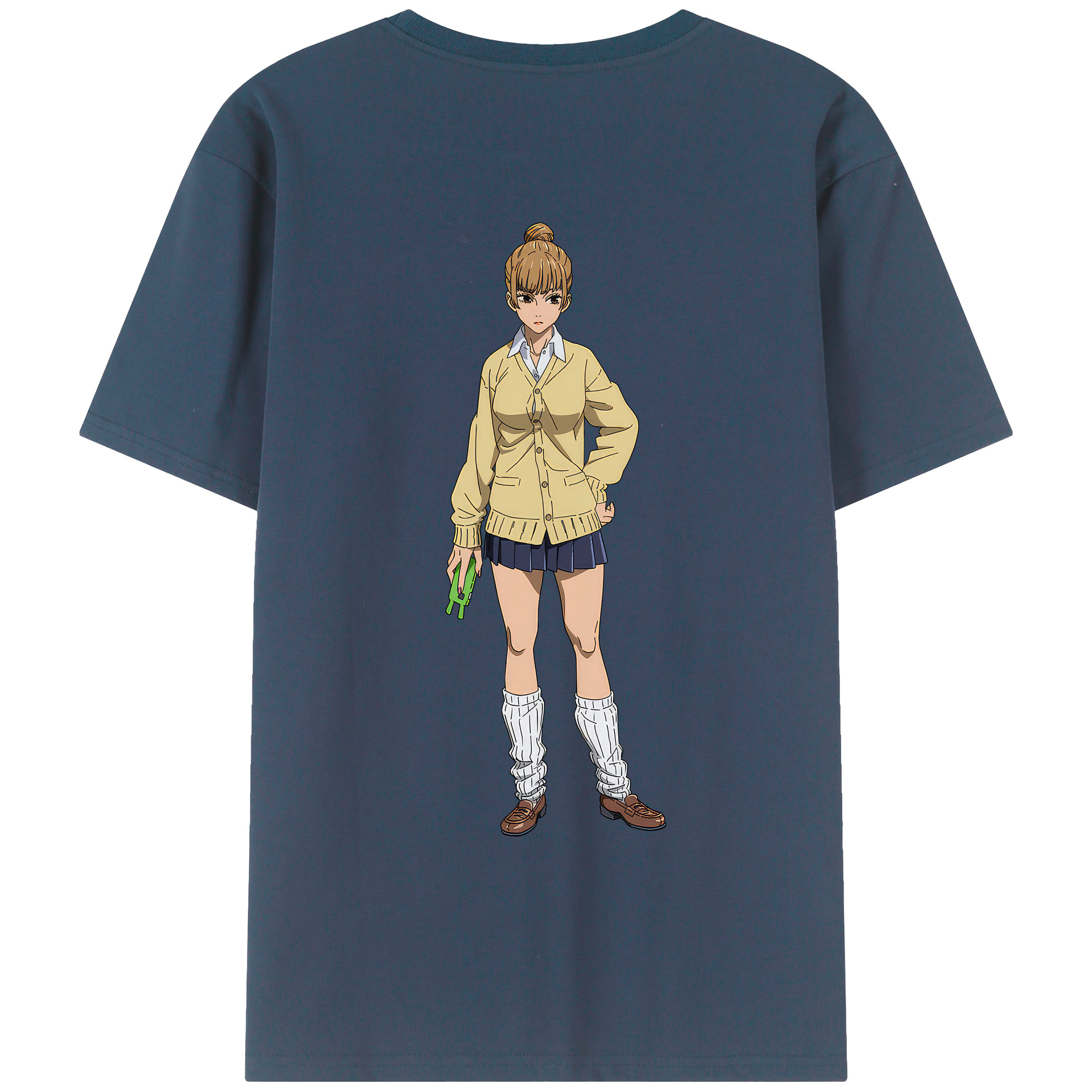 （画像用） 呪術廻戦 Jujutsu Kaisen 綿100％ メンズ半袖Tシャツ（バックプリント） 通気性