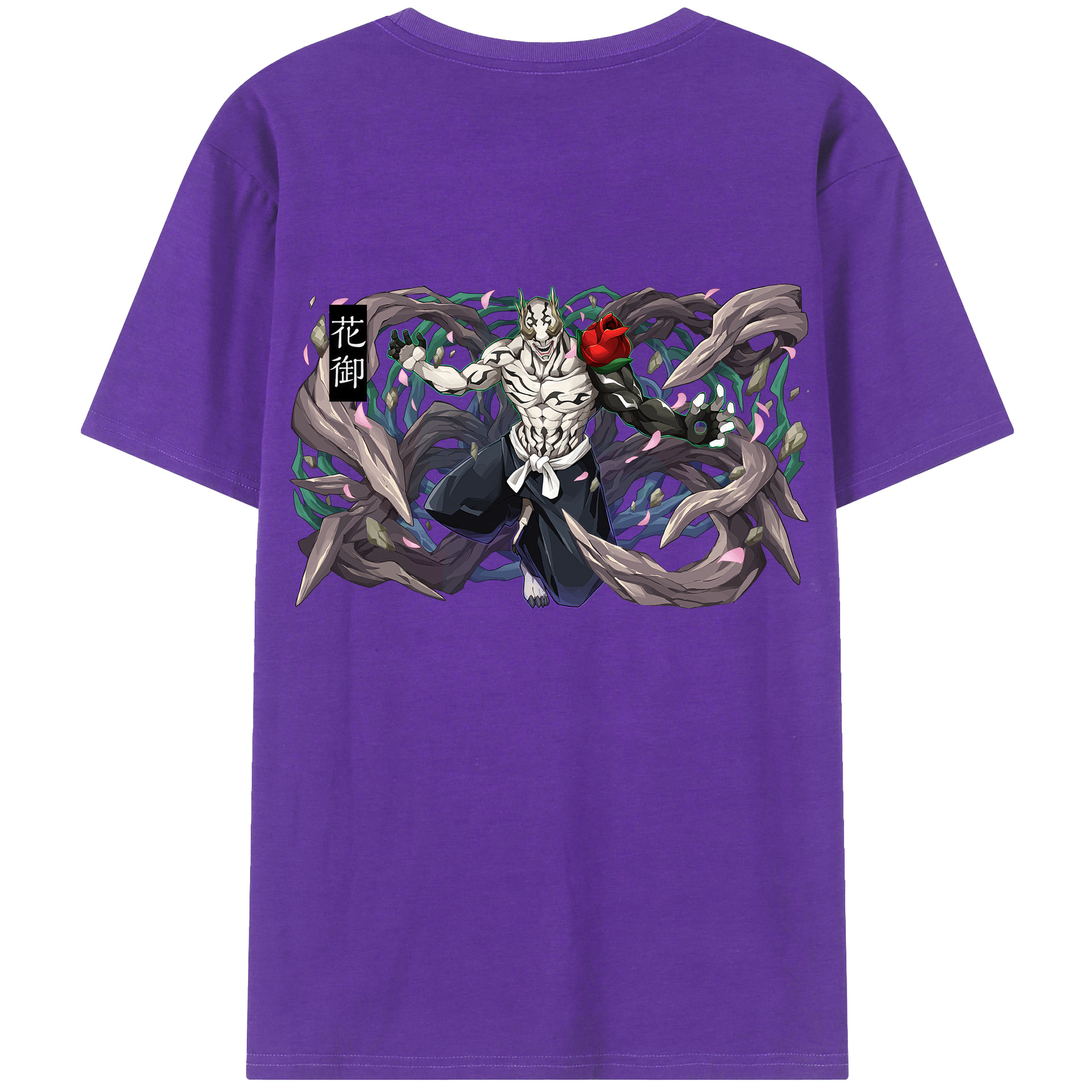 （画像用） 呪術廻戦 Jujutsu Kaisen 綿100％ メンズ半袖Tシャツ（バックプリント） 通気性