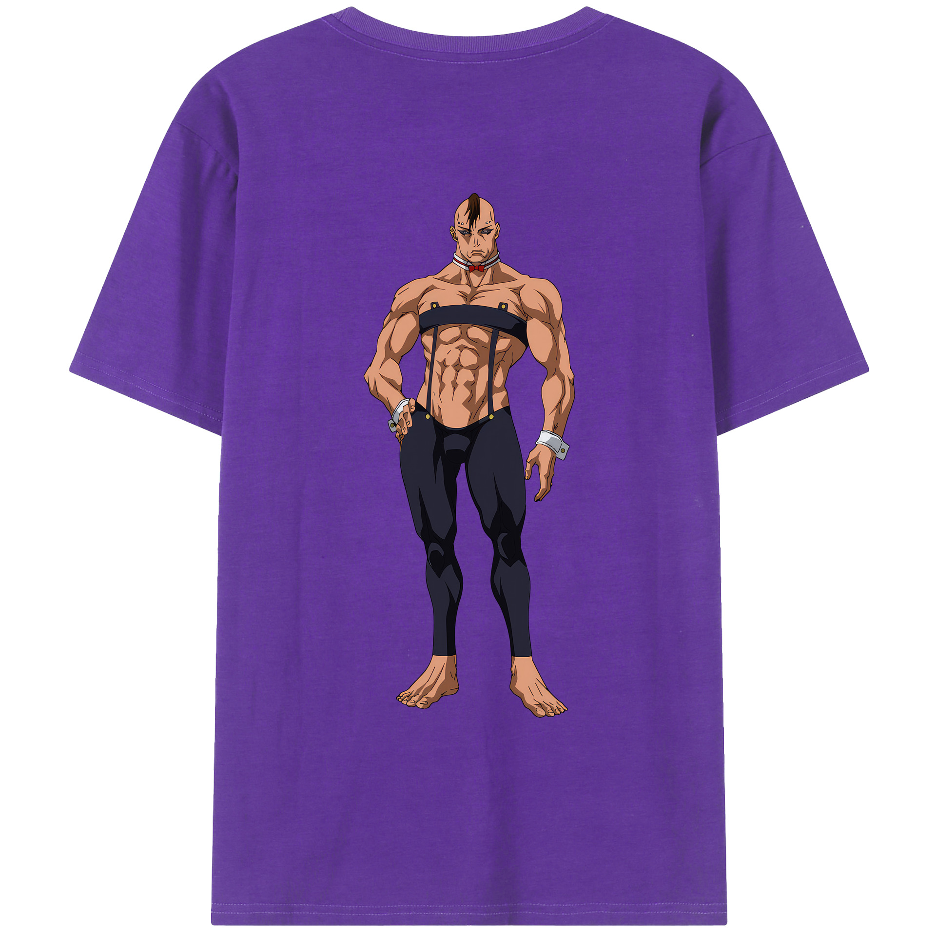 （画像用） 呪術廻戦 Jujutsu Kaisen 綿100％ メンズ半袖Tシャツ（バックプリント） 通気性