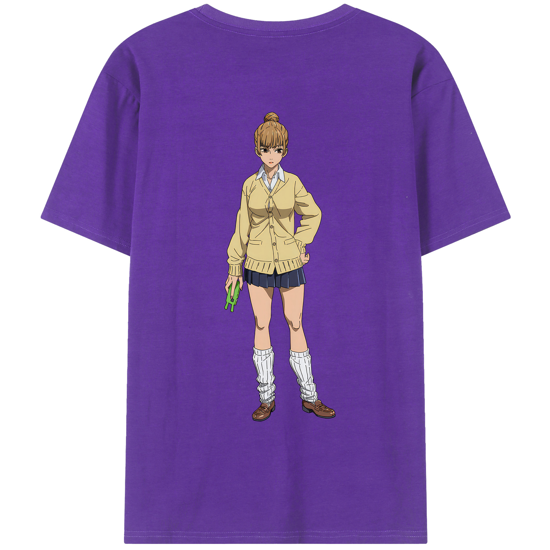 （画像用） 呪術廻戦 Jujutsu Kaisen 綿100％ メンズ半袖Tシャツ（バックプリント） 通気性