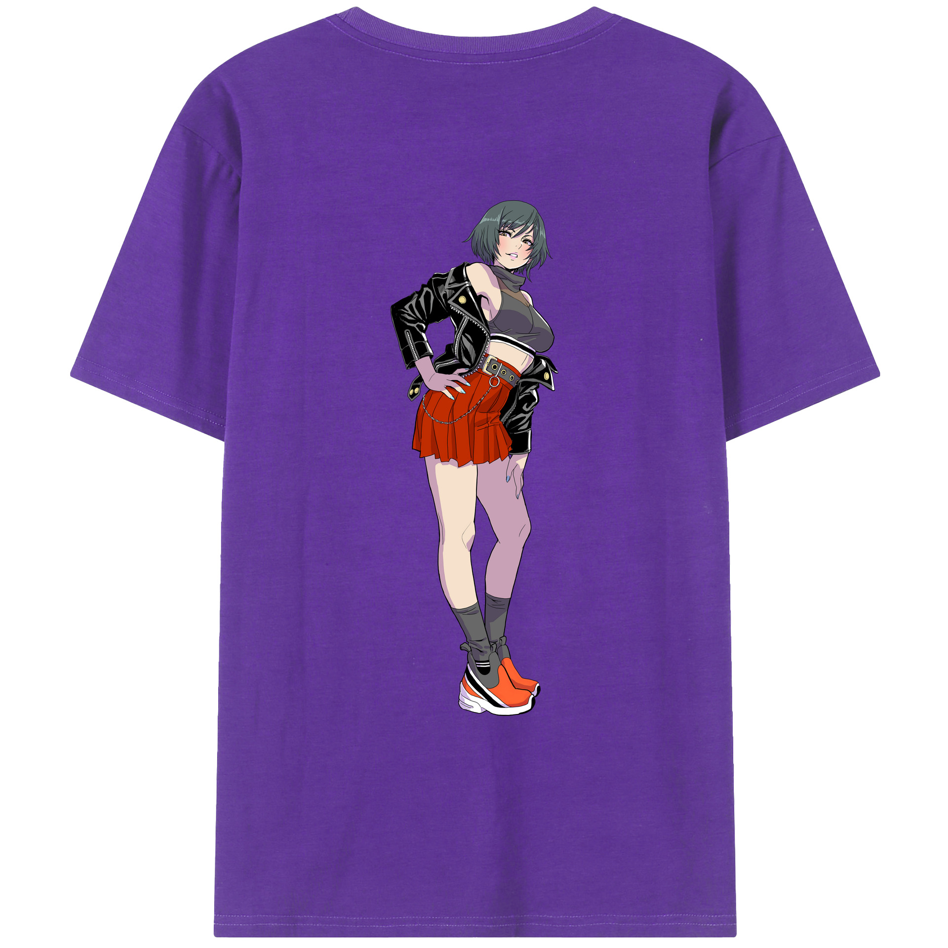 （画像用） 呪術廻戦 Jujutsu Kaisen 綿100％ メンズ半袖Tシャツ（バックプリント） 通気性