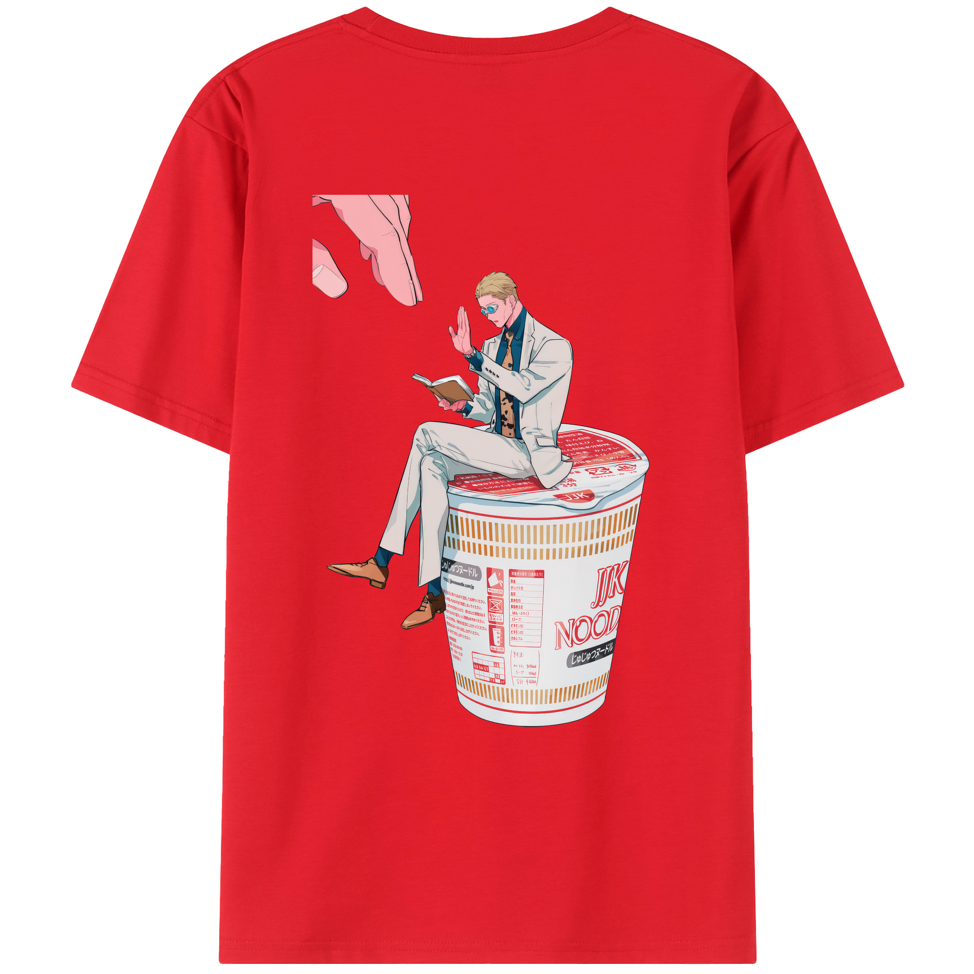 （画像用） 呪術廻戦 Jujutsu Kaisen 綿100％ メンズ半袖Tシャツ（バックプリント） 通気性