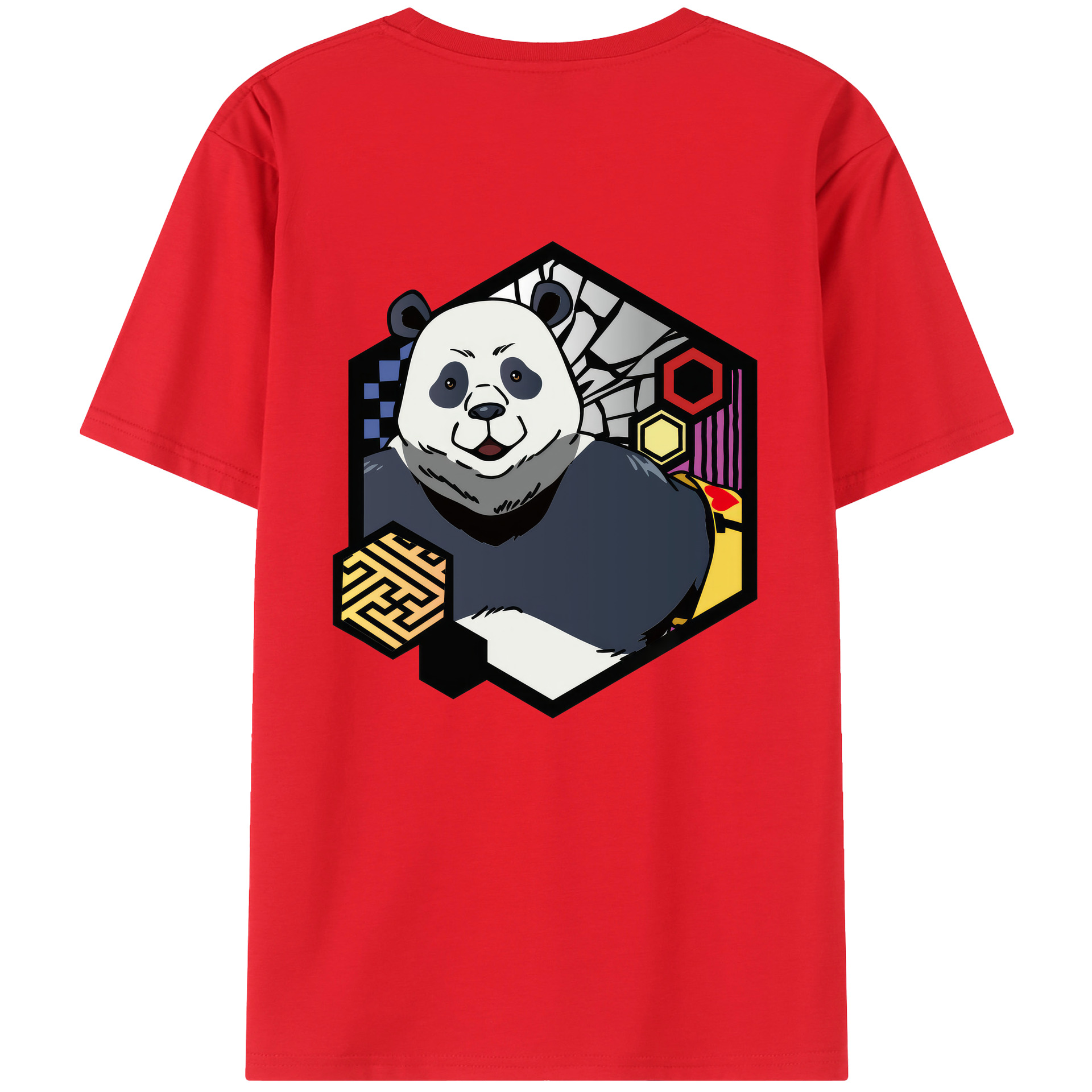 （画像用） 呪術廻戦 Jujutsu Kaisen 綿100％ メンズ半袖Tシャツ（バックプリント） 通気性