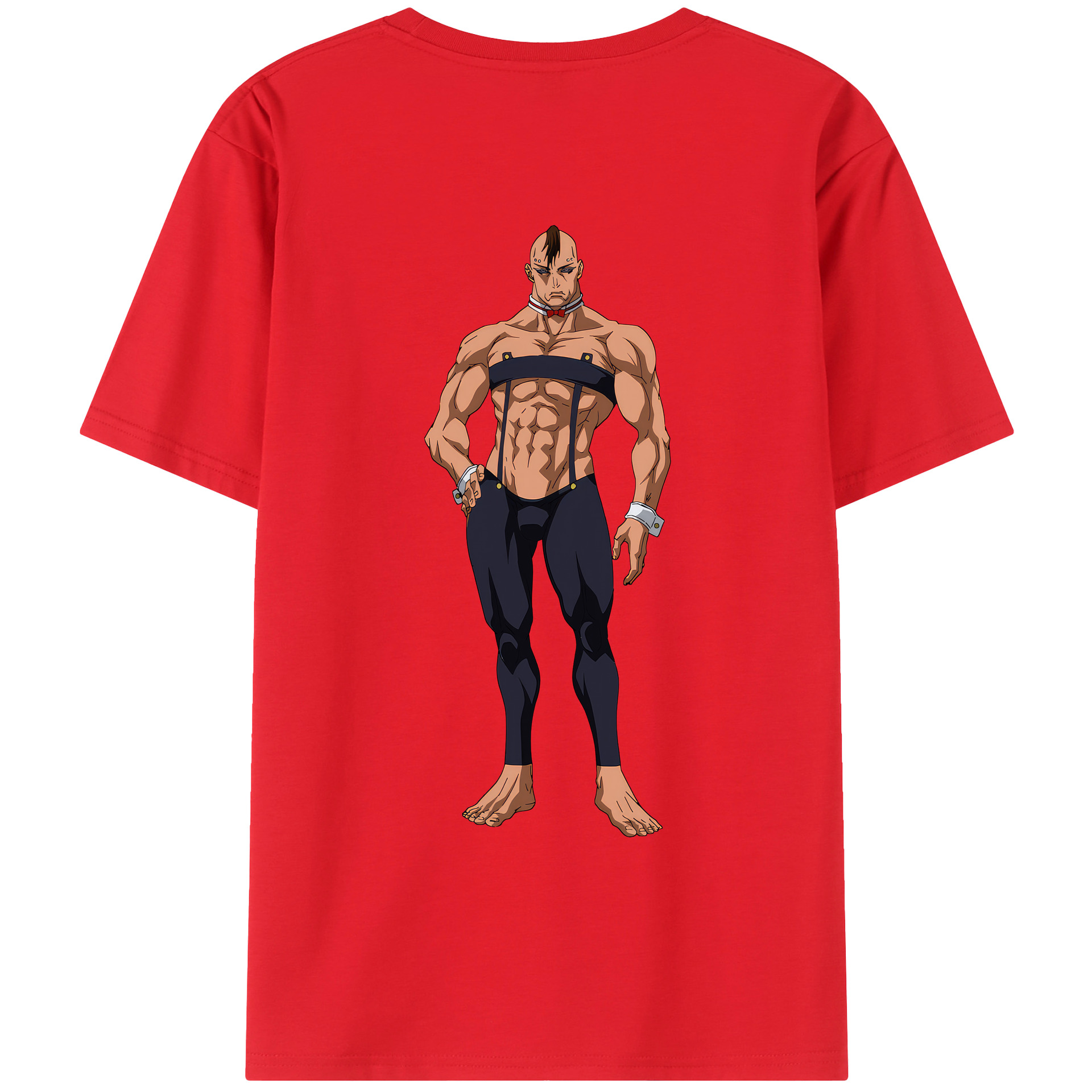 （画像用） 呪術廻戦 Jujutsu Kaisen 綿100％ メンズ半袖Tシャツ（バックプリント） 通気性