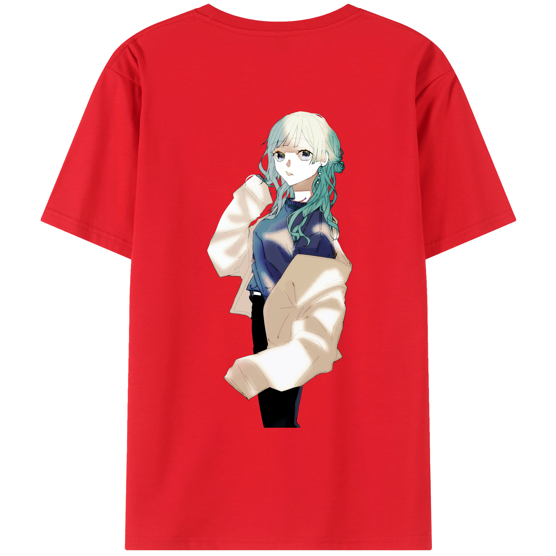 （画像用） 呪術廻戦 Jujutsu Kaisen 綿100％ メンズ半袖Tシャツ（バックプリント） 通気性