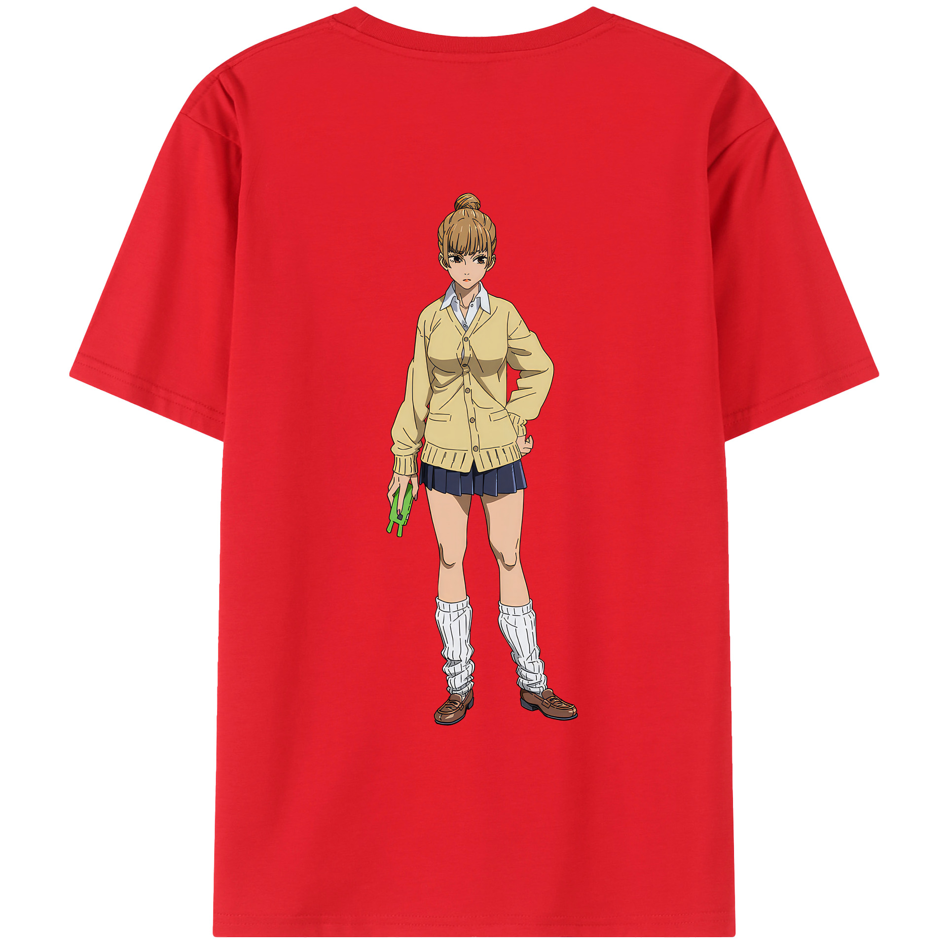 （画像用） 呪術廻戦 Jujutsu Kaisen 綿100％ メンズ半袖Tシャツ（バックプリント） 通気性