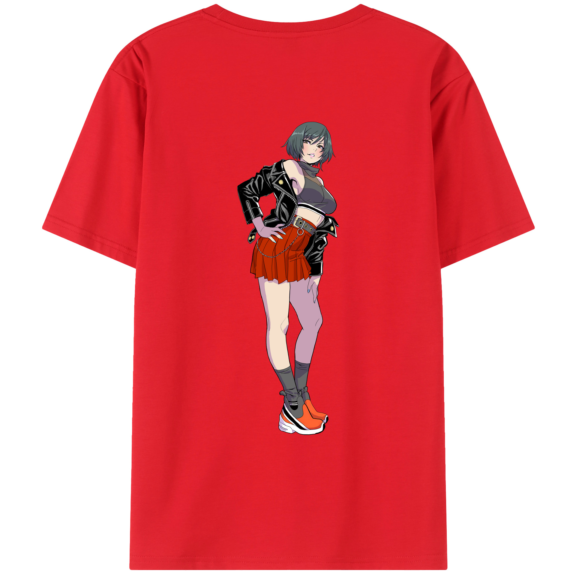 （画像用） 呪術廻戦 Jujutsu Kaisen 綿100％ メンズ半袖Tシャツ（バックプリント） 通気性