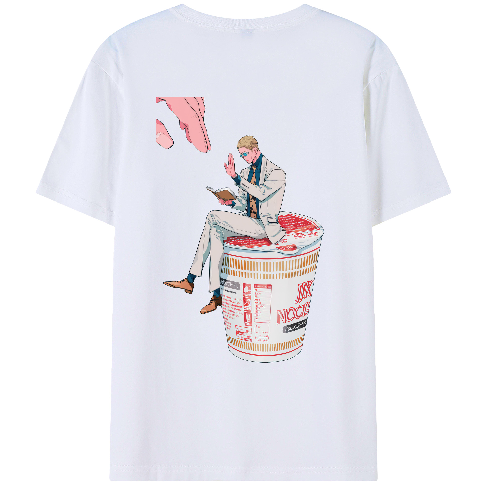 （画像用） 呪術廻戦 Jujutsu Kaisen 綿100％ メンズ半袖Tシャツ（バックプリント） 通気性