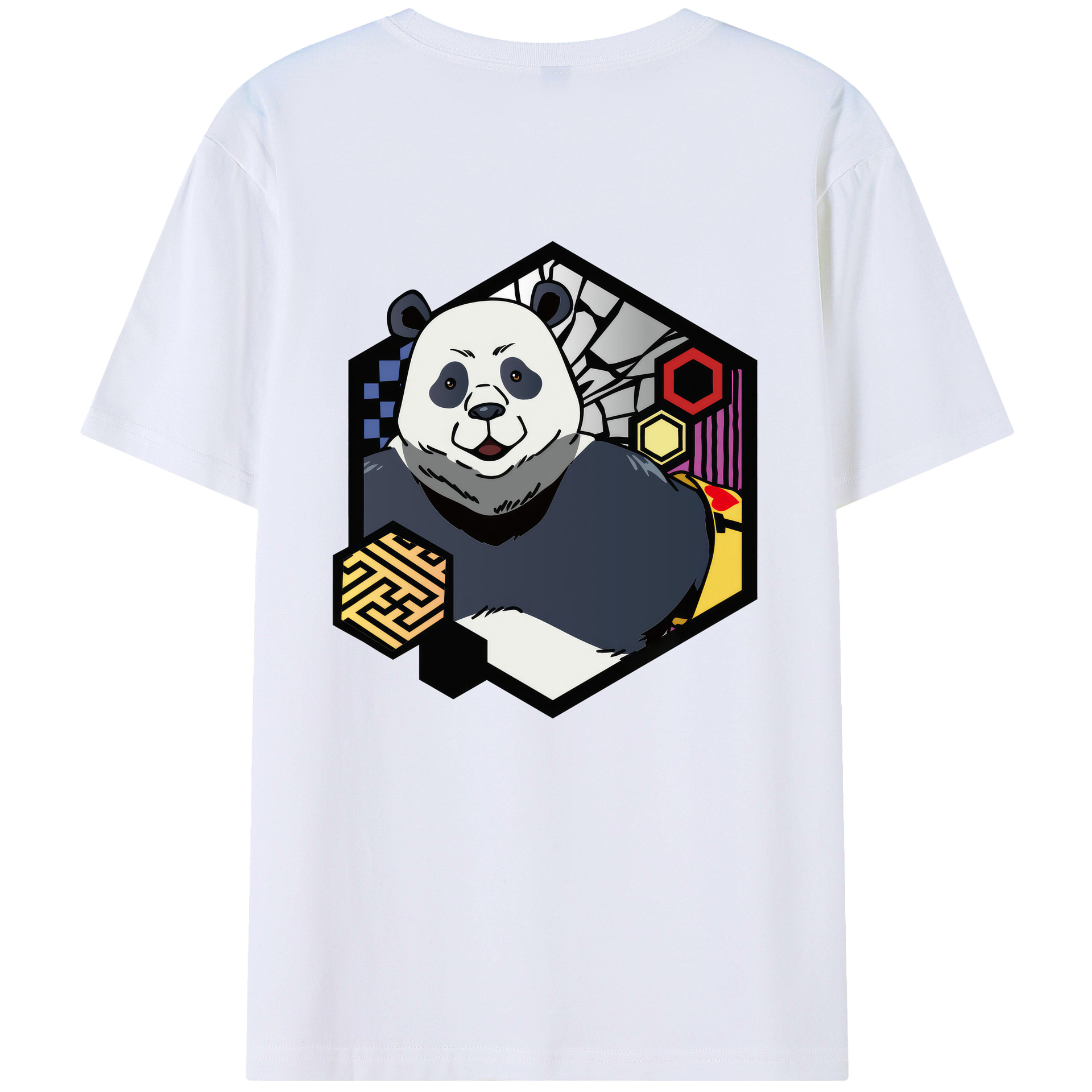 （画像用） 呪術廻戦 Jujutsu Kaisen 綿100％ メンズ半袖Tシャツ（バックプリント） 通気性