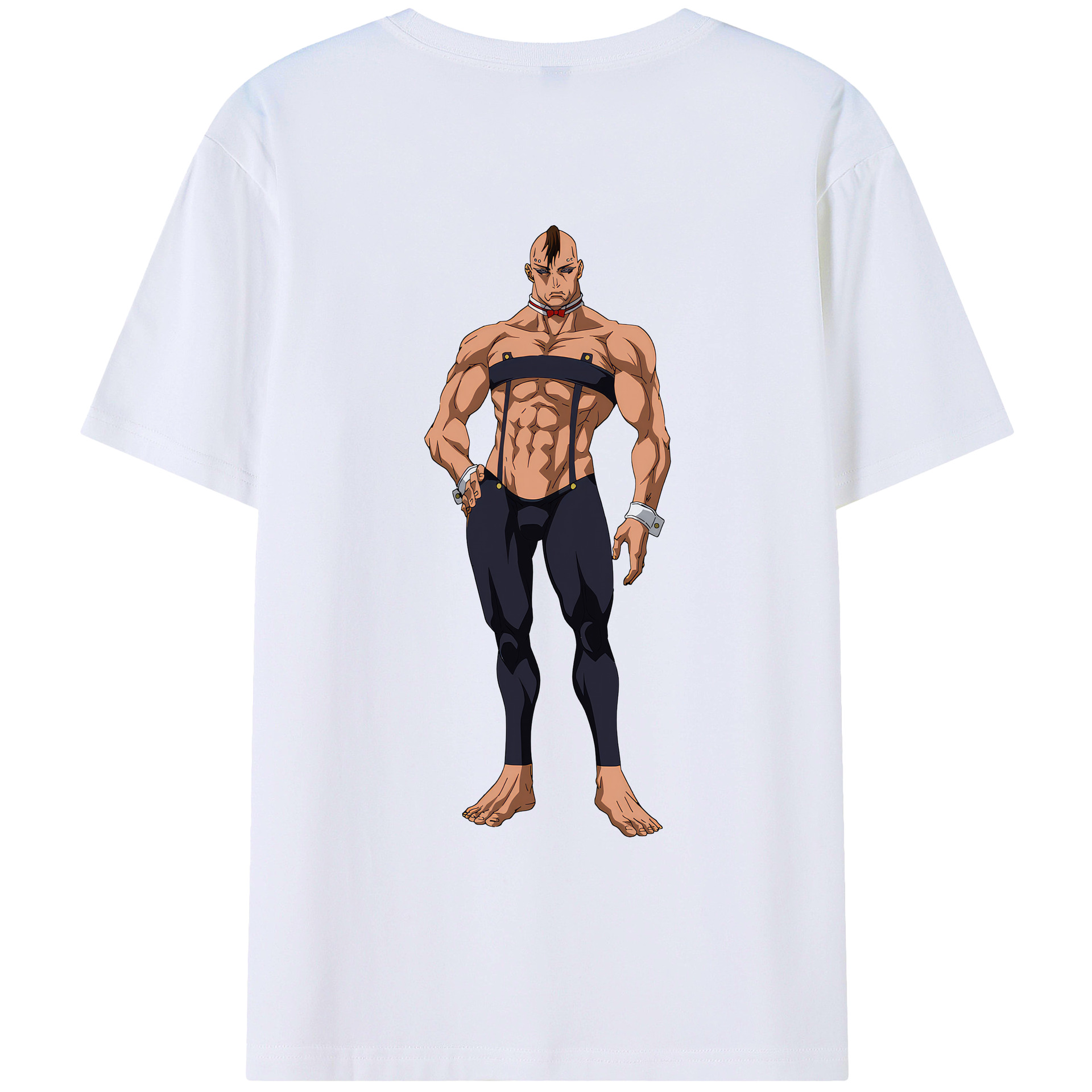 （画像用） 呪術廻戦 Jujutsu Kaisen 綿100％ メンズ半袖Tシャツ（バックプリント） 通気性