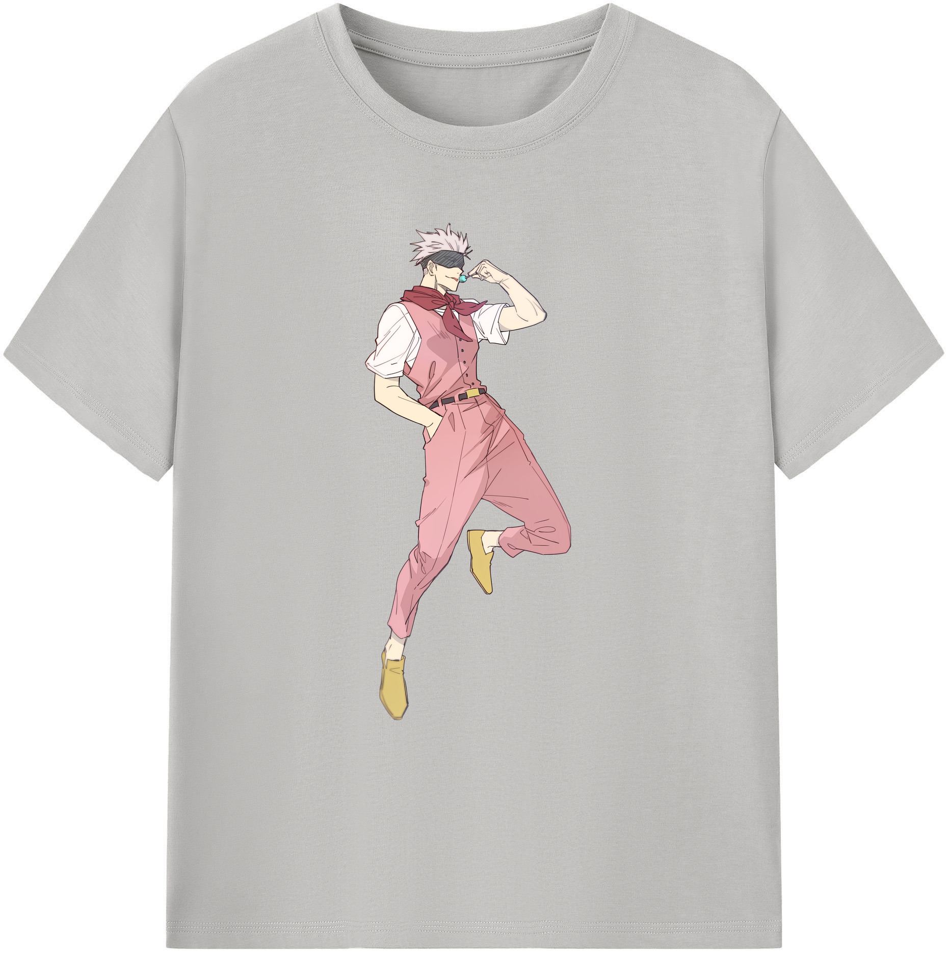 （画像用） 呪術廻戦 Jujutsu Kaisen 綿100％ メンズ半袖Tシャツ｜肌触りやわらか＆通気性