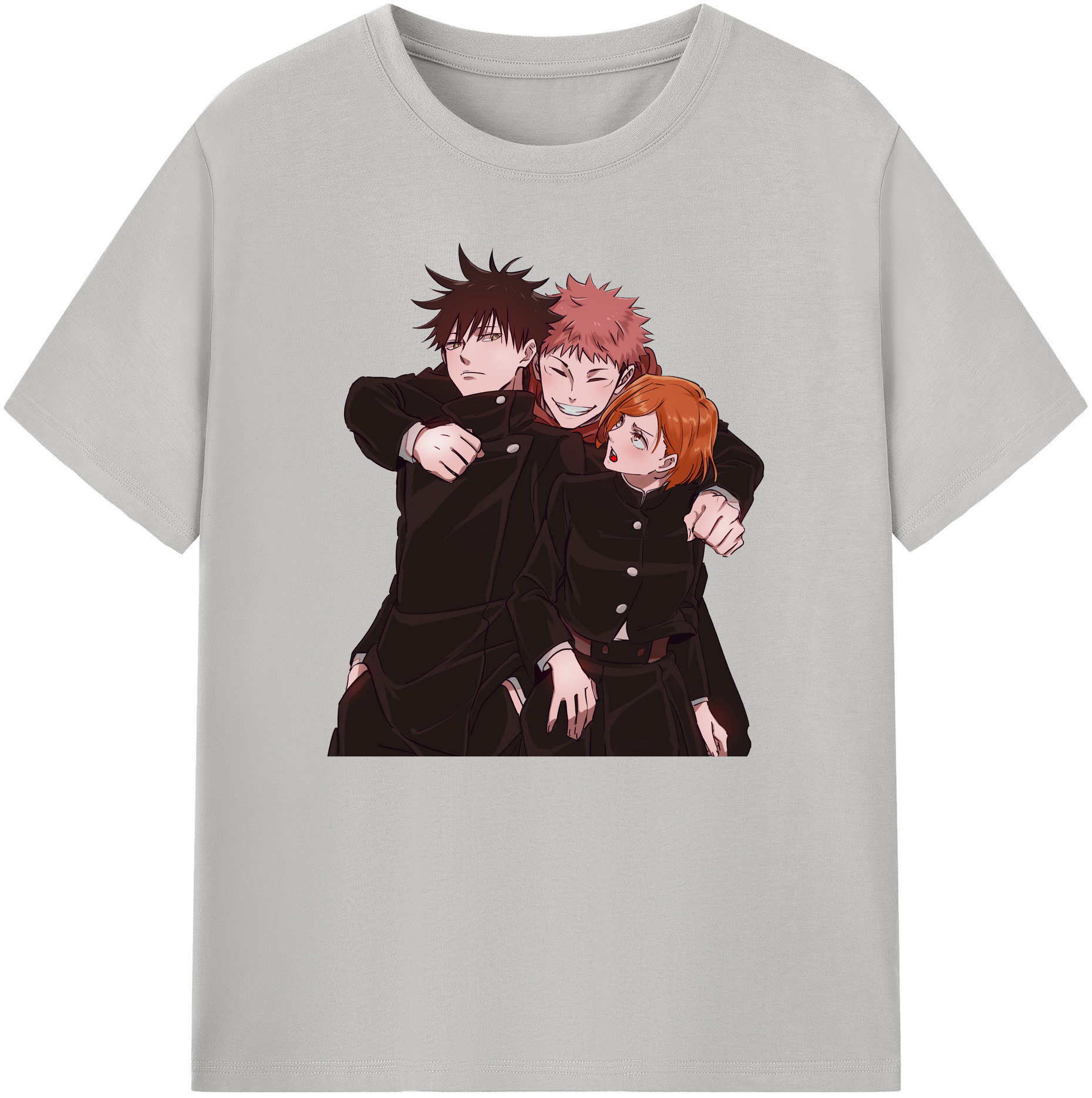 （画像用） 呪術廻戦 Jujutsu Kaisen 綿100％ メンズ半袖Tシャツ｜肌触りやわらか＆通気性