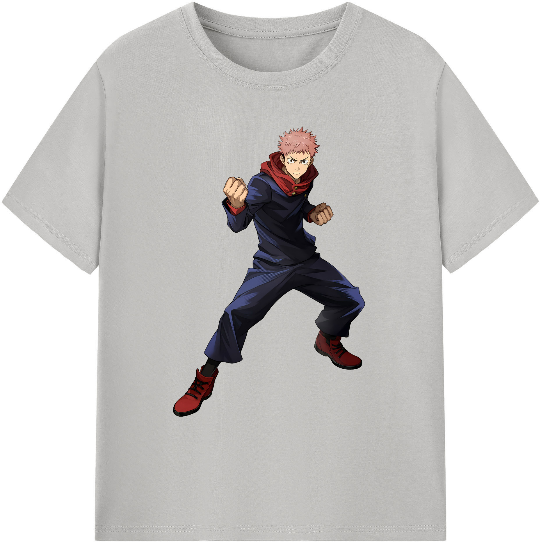 （画像用） 呪術廻戦 Jujutsu Kaisen 綿100％ メンズ半袖Tシャツ｜肌触りやわらか＆通気性