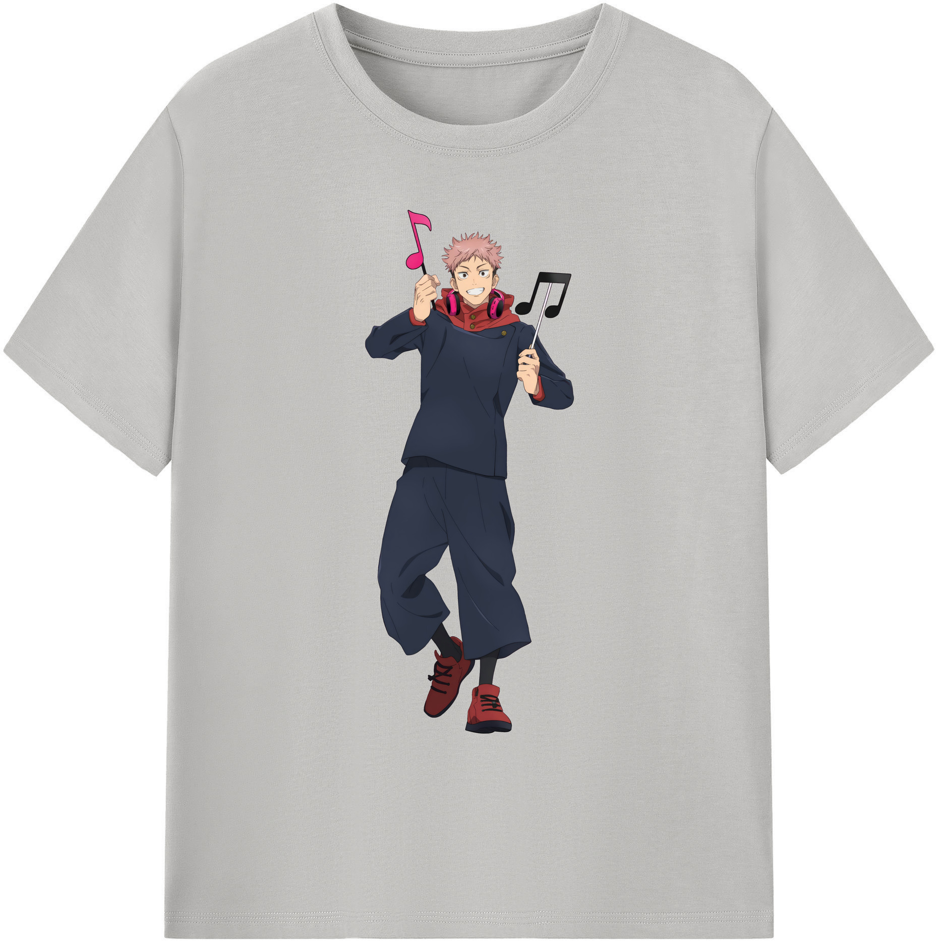 （画像用） 呪術廻戦 Jujutsu Kaisen 綿100％ メンズ半袖Tシャツ｜肌触りやわらか＆通気性