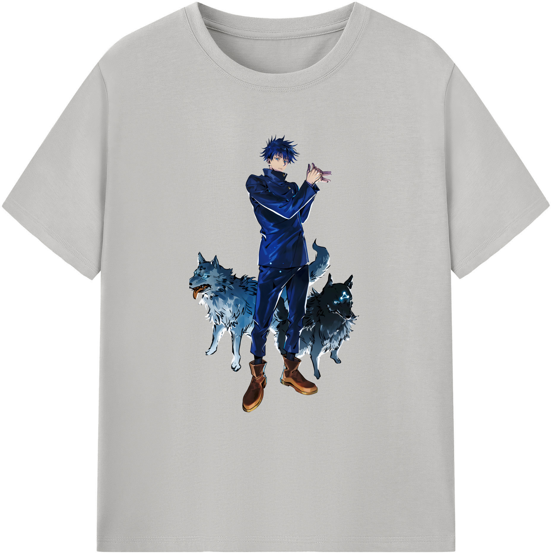 （画像用） 呪術廻戦 Jujutsu Kaisen 綿100％ メンズ半袖Tシャツ｜肌触りやわらか＆通気性
