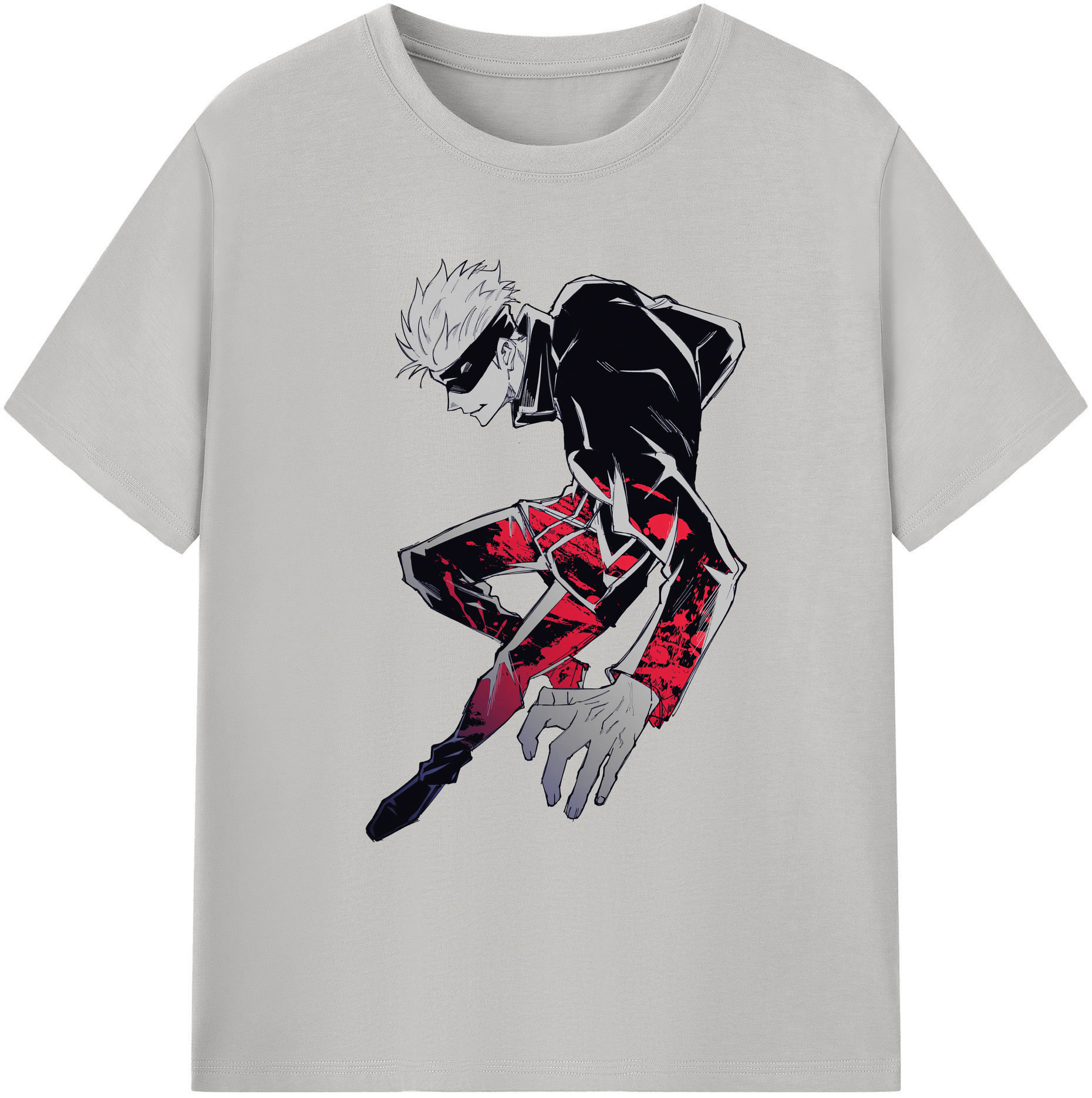 （画像用） 呪術廻戦 Jujutsu Kaisen 綿100％ メンズ半袖Tシャツ｜肌触りやわらか＆通気性