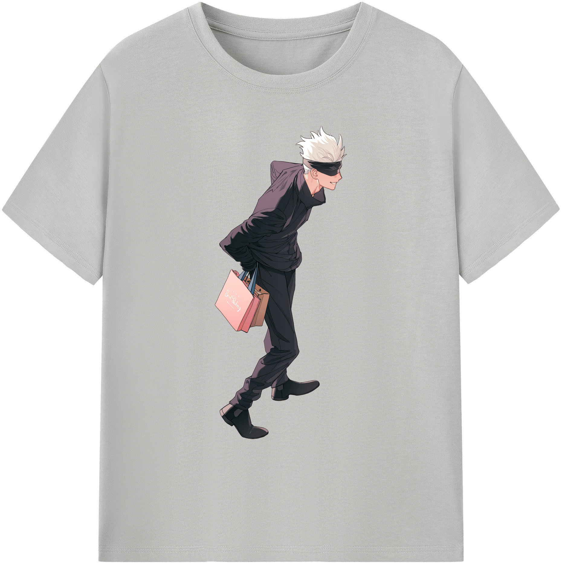 （画像用） 呪術廻戦 Jujutsu Kaisen 綿100％ メンズ半袖Tシャツ｜肌触りやわらか＆通気性
