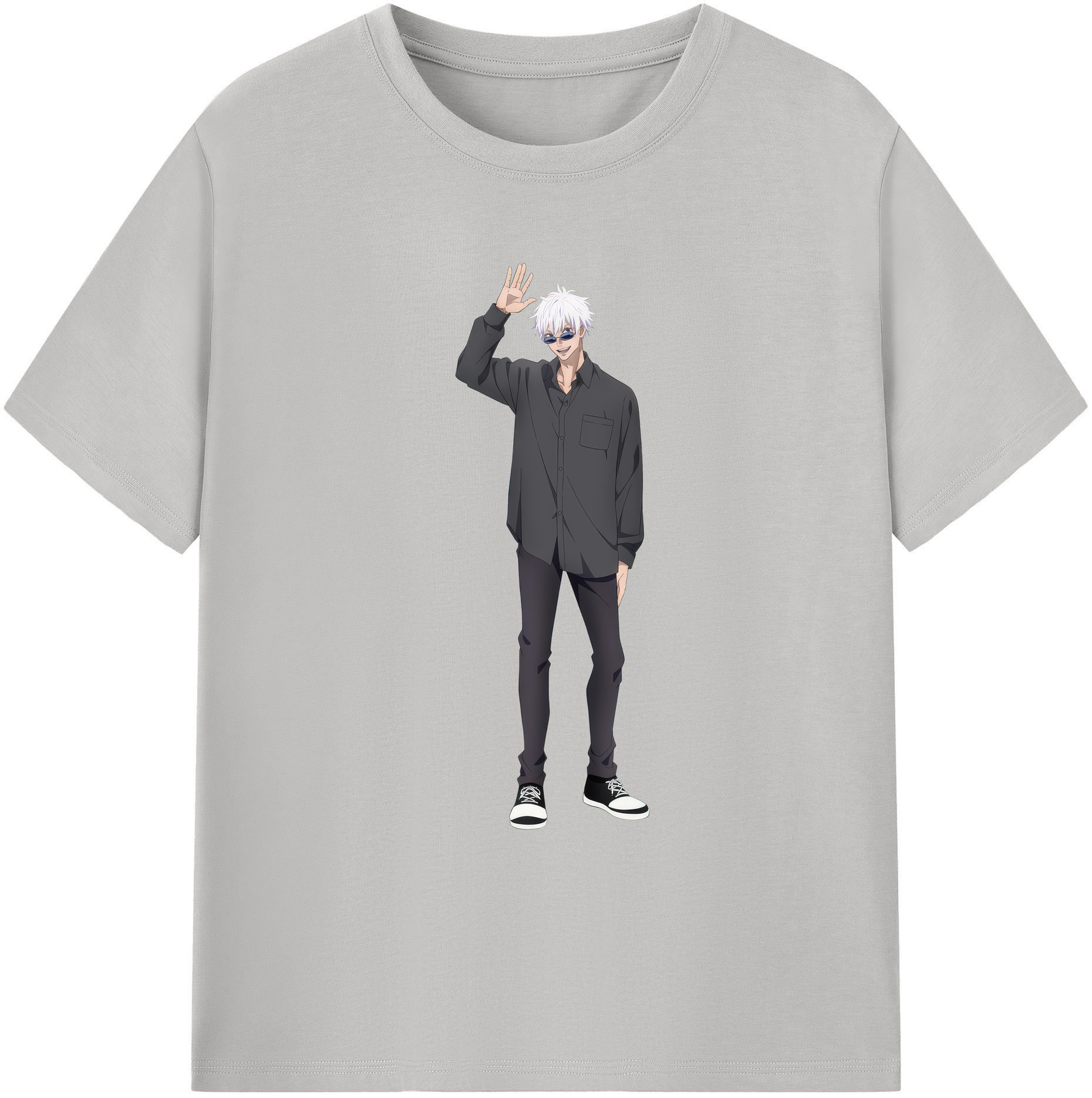 （画像用） 呪術廻戦 Jujutsu Kaisen 綿100％ メンズ半袖Tシャツ｜肌触りやわらか＆通気性